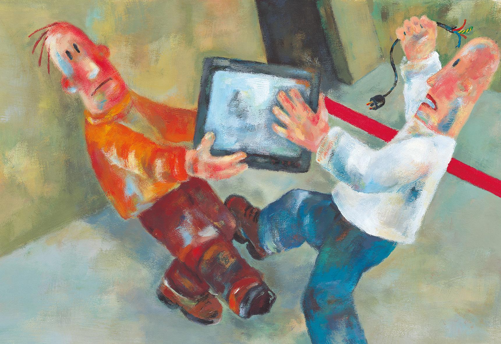 Beispielinhalt (Bild) Herr Meier und Herr Müller. Herr Müller und Herr Meier