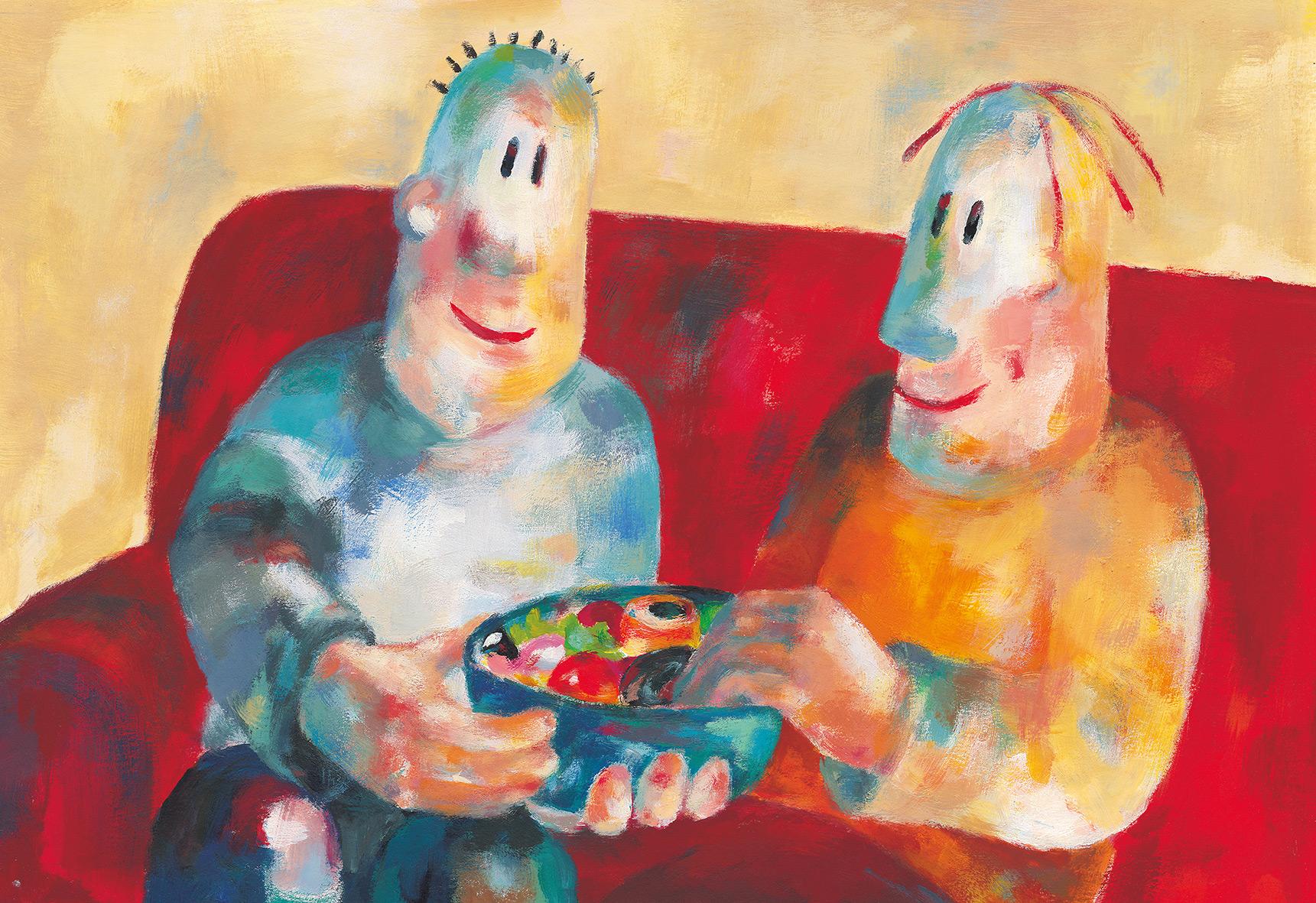 Beispielinhalt (Bild) Herr Meier und Herr Müller. Herr Müller und Herr Meier