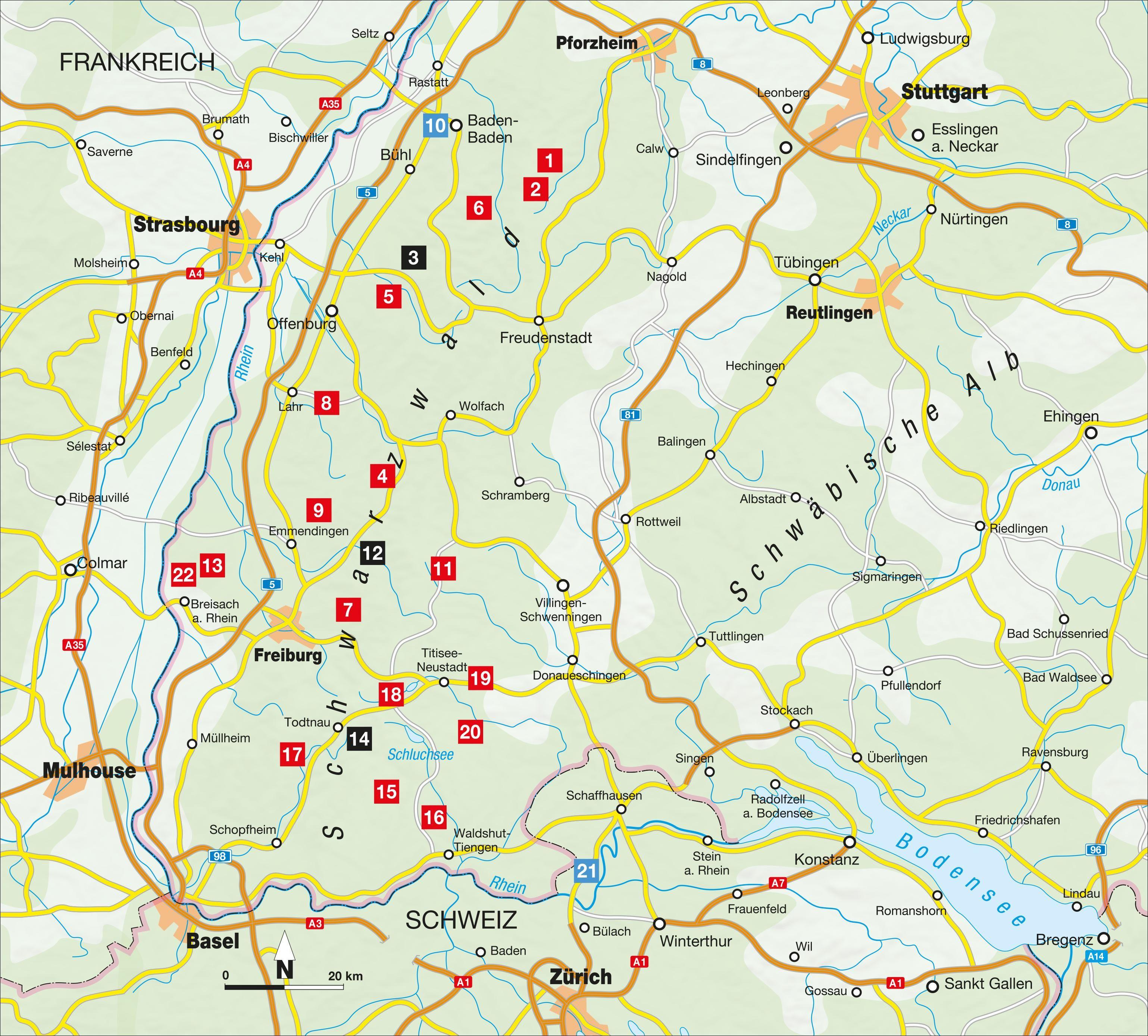 Beispielinhalt (Bild) Genussvolle E-Bike-Touren Schwarzwald