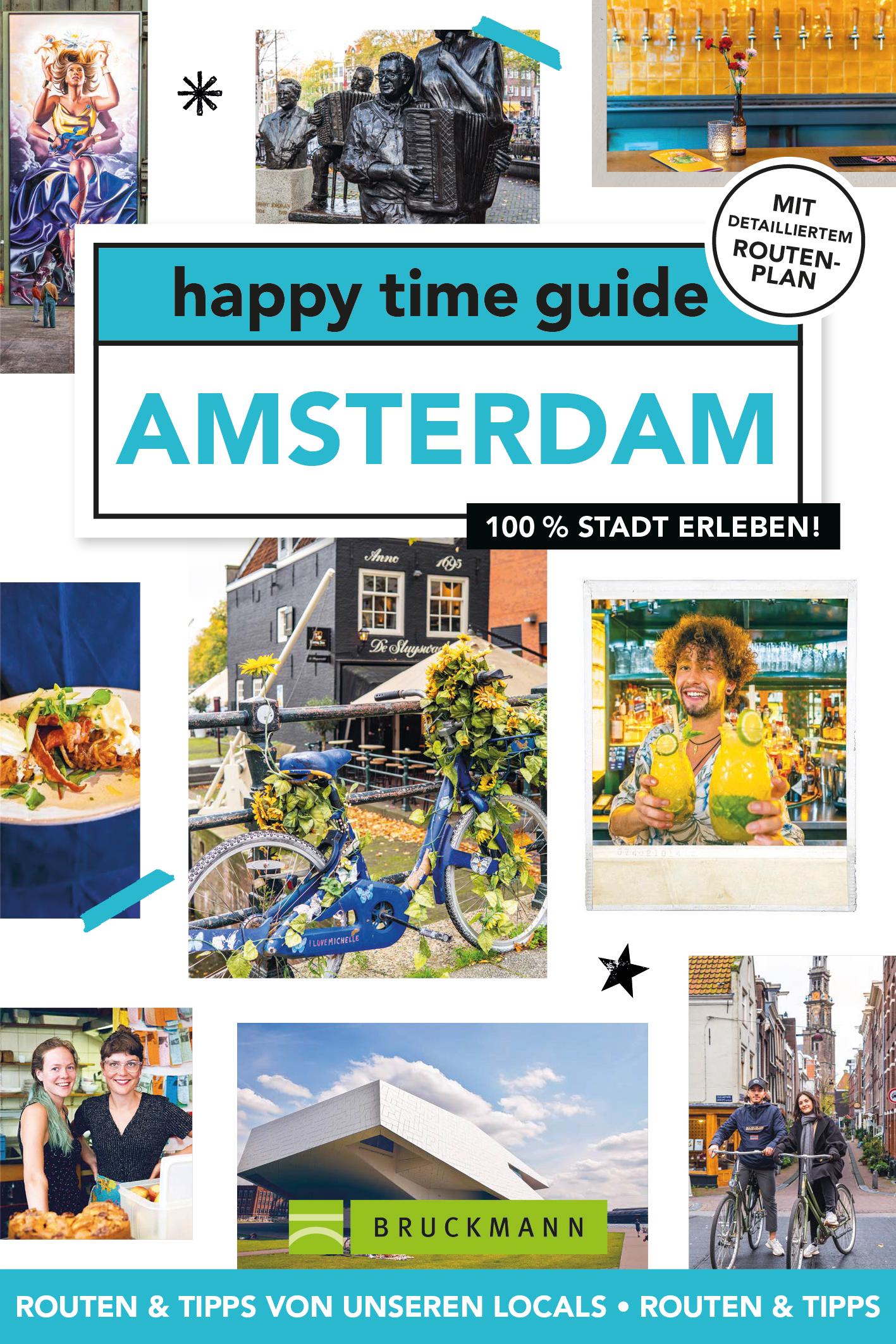 Vorderes Coverbild happy time guide Amsterdam