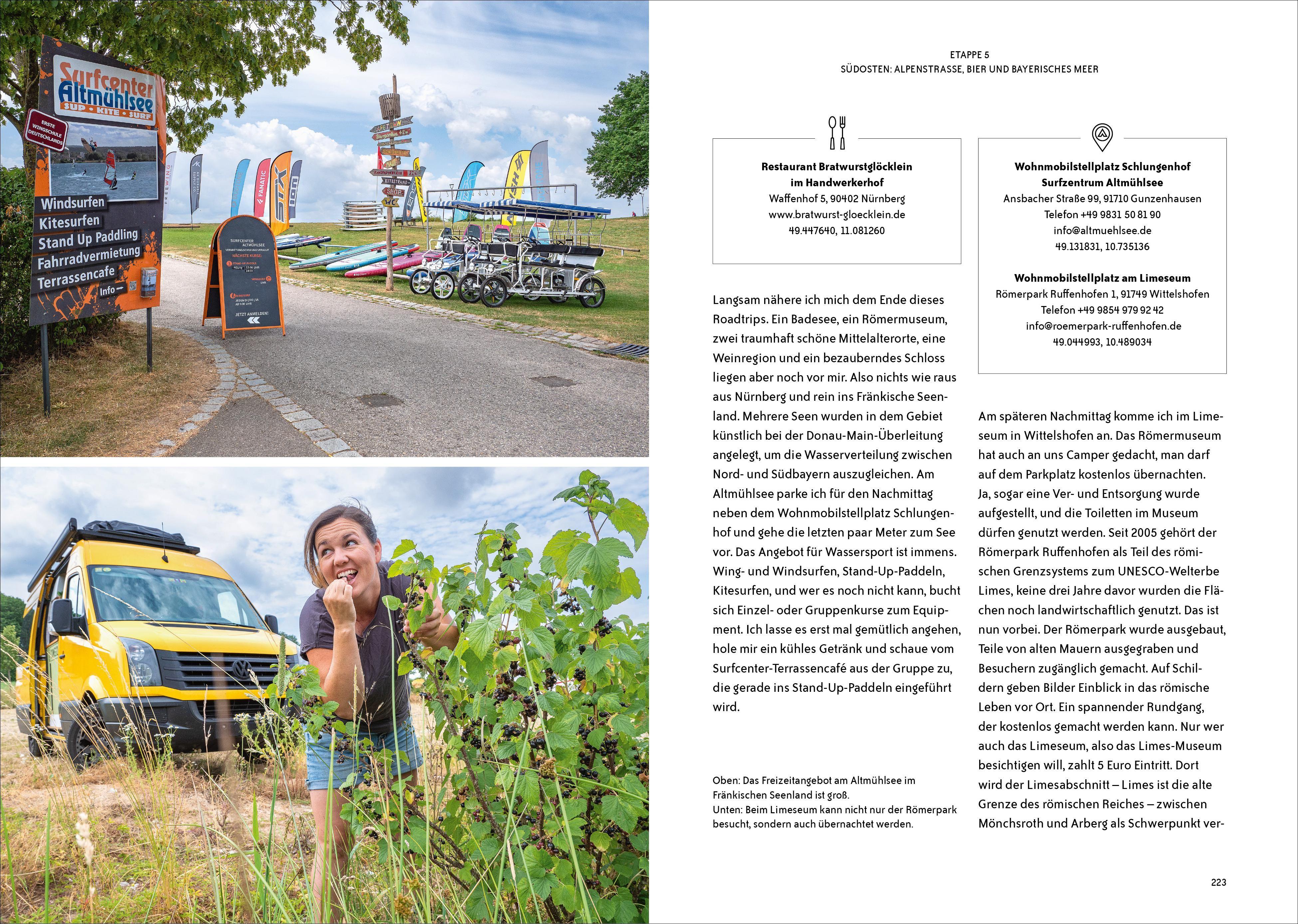 Beispielinhalt (Bild) On the Road Mit dem Campervan durch Deutschland