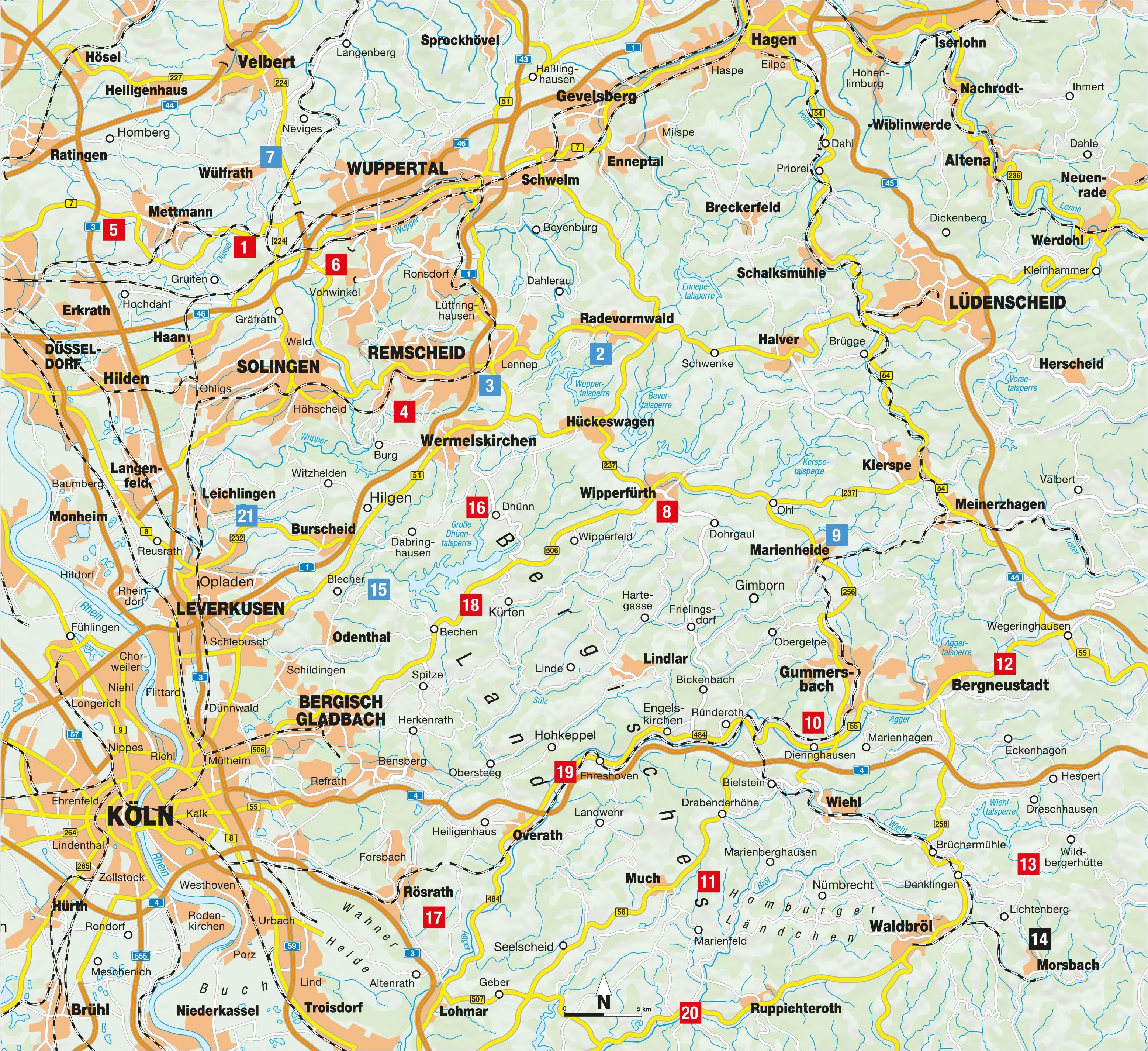 Beispielinhalt (Bild) Wander-Geheimtipps Bergisches Land