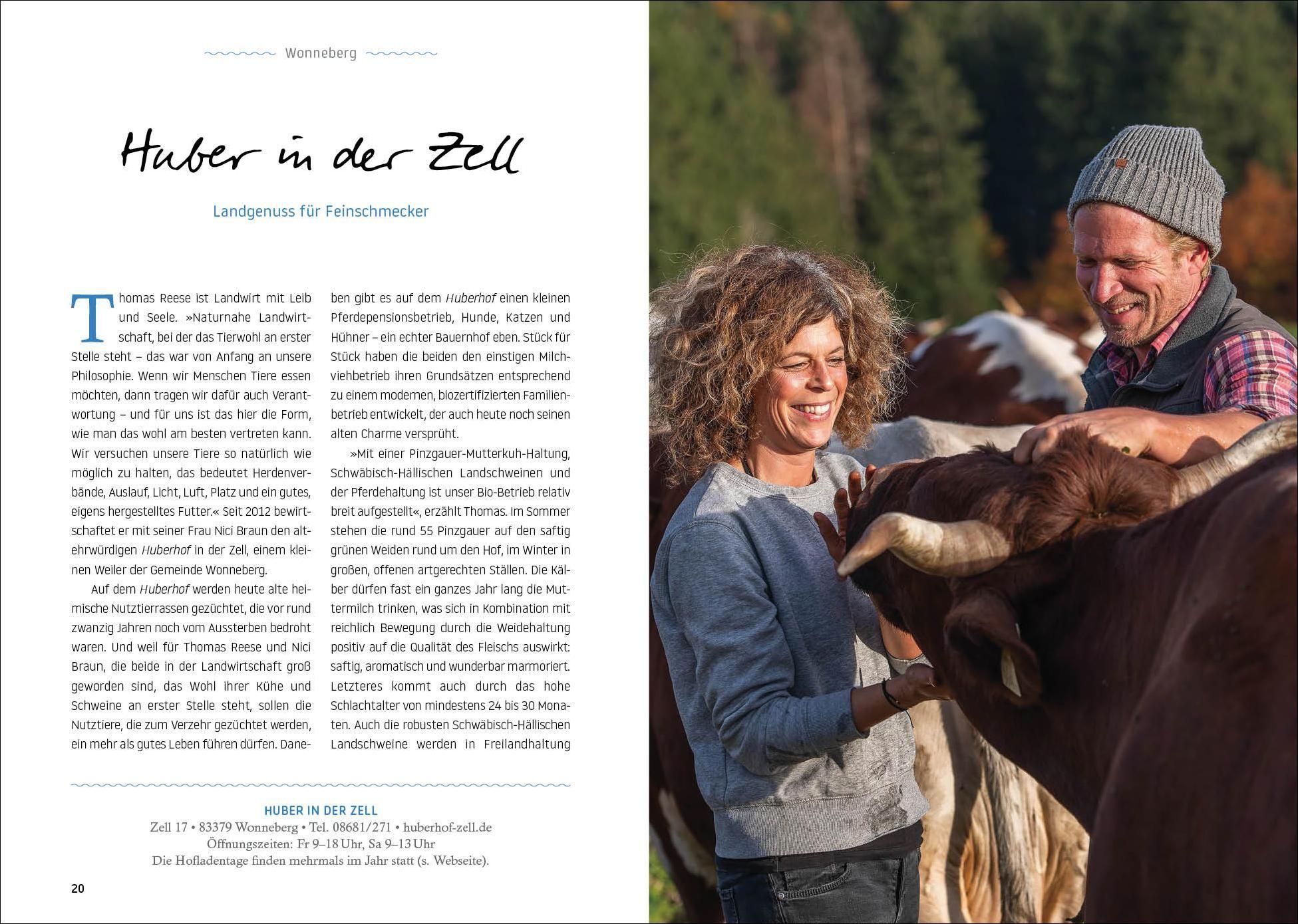 Beispielinhalt (Bild) Hofläden und Manufakturen im Chiemgau