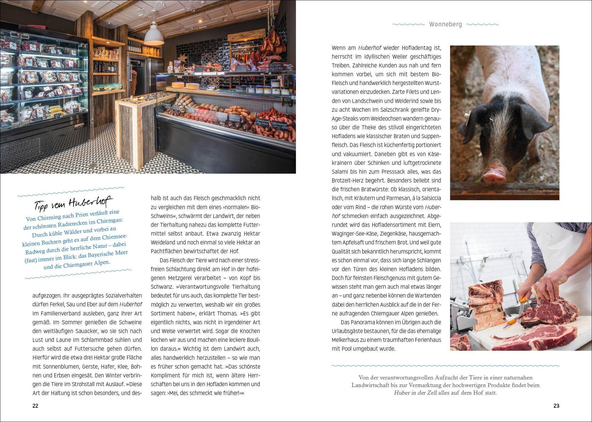 Beispielinhalt (Bild) Hofläden und Manufakturen im Chiemgau