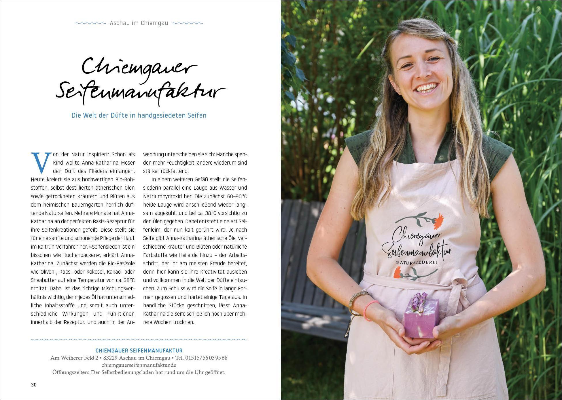 Beispielinhalt (Bild) Hofläden und Manufakturen im Chiemgau