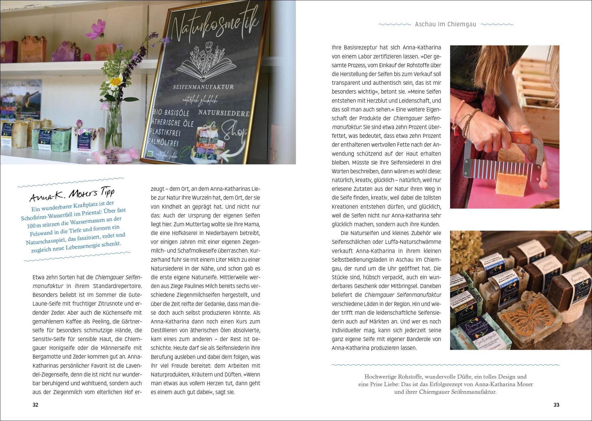 Beispielinhalt (Bild) Hofläden und Manufakturen im Chiemgau