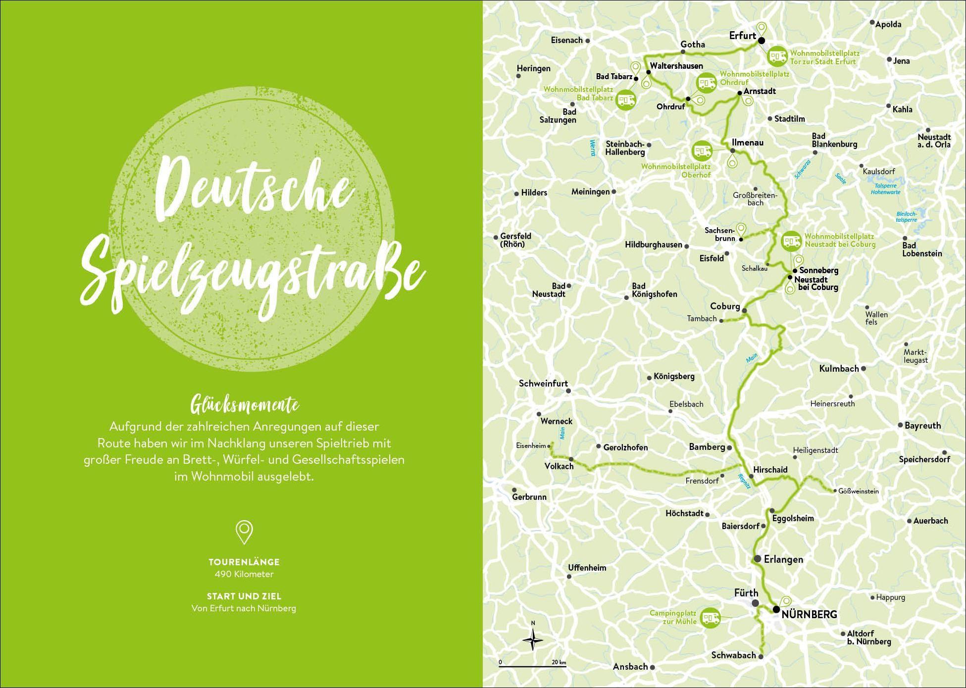 Beispielinhalt (Bild) Camperglück Deutschlands Ferienstraßen Die schönsten Traumrouten von der Alpenstraße bis zur Vulkanstraße