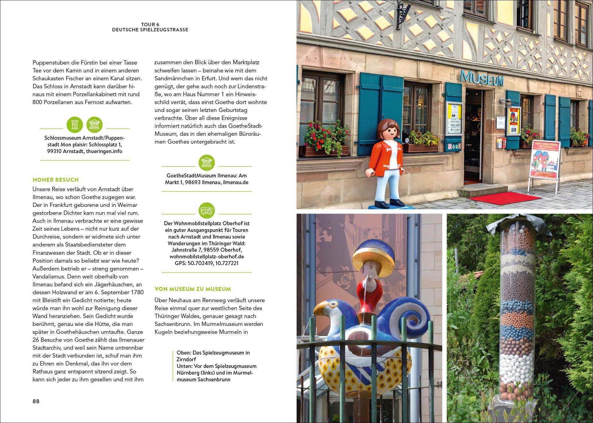 Beispielinhalt (Bild) Camperglück Deutschlands Ferienstraßen Die schönsten Traumrouten von der Alpenstraße bis zur Vulkanstraße