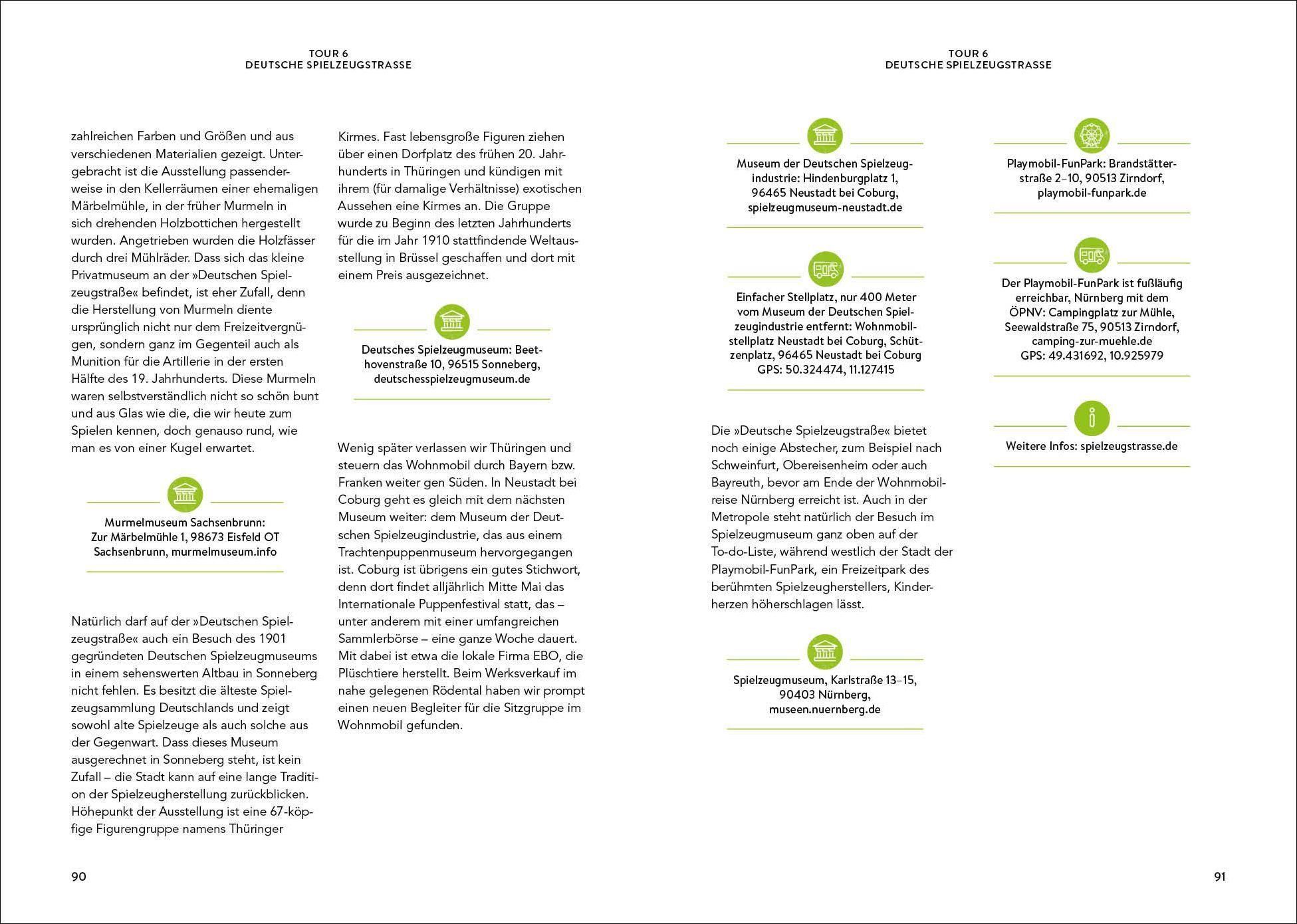 Beispielinhalt (Bild) Camperglück Deutschlands Ferienstraßen Die schönsten Traumrouten von der Alpenstraße bis zur Vulkanstraße