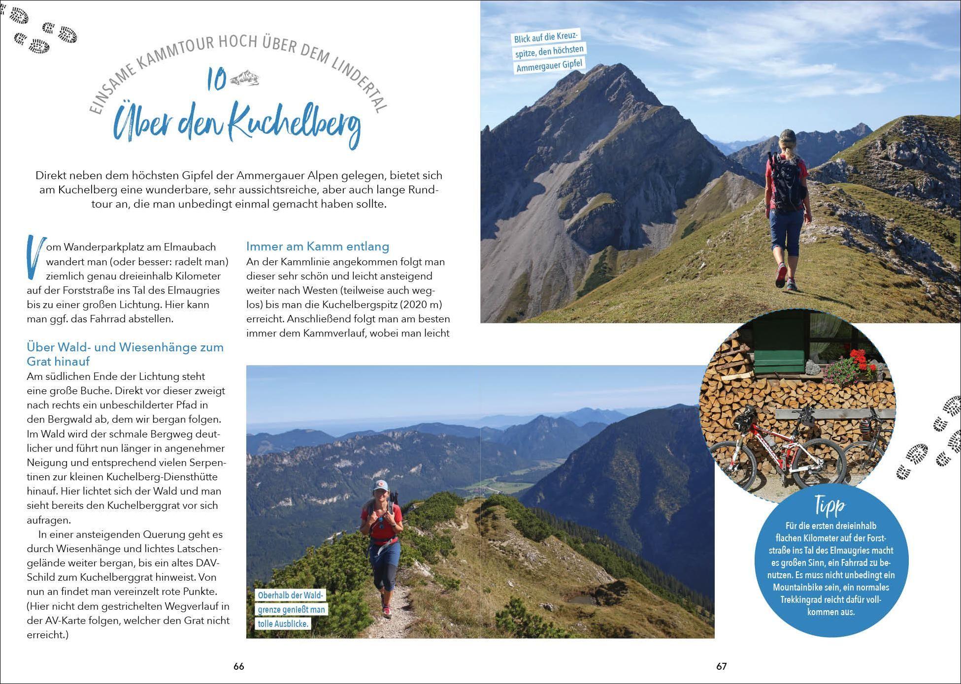 Beispielinhalt (Bild) Wanderungen für jede Jahreszeit Ammergauer Alpen