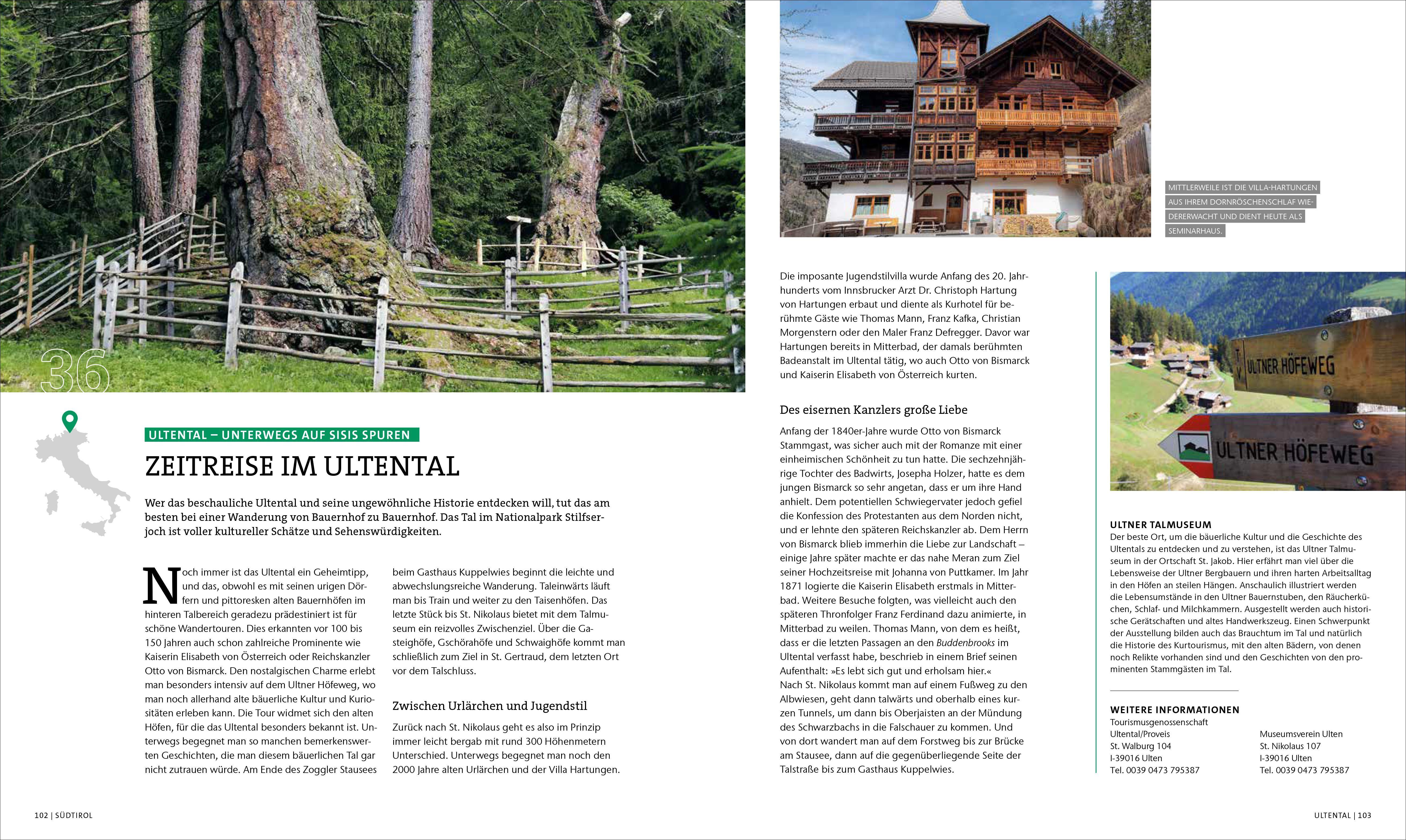 Beispielinhalt (Bild) Secret Places Alpen mit dem Wohnmobil