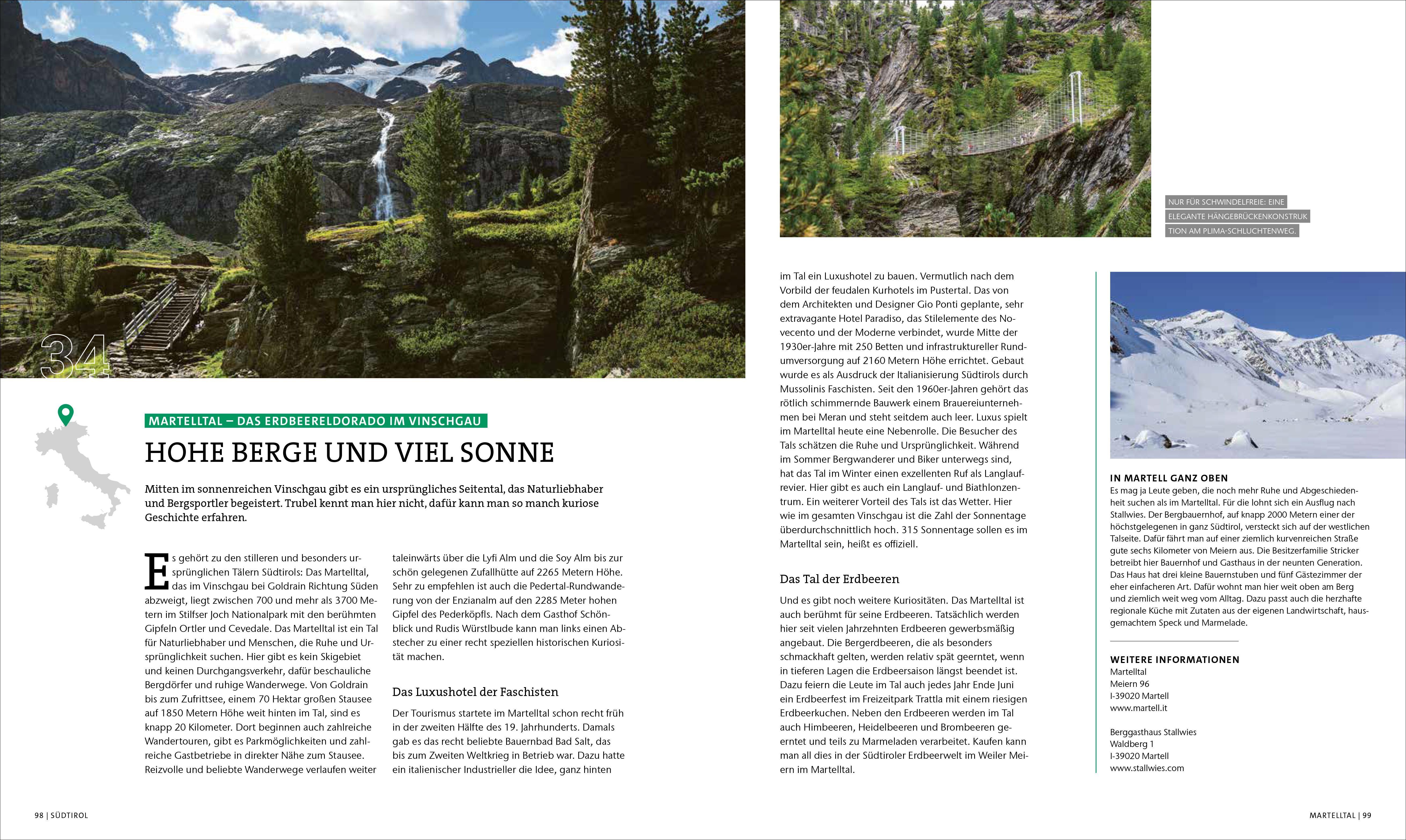 Beispielinhalt (Bild) Secret Places Alpen mit dem Wohnmobil