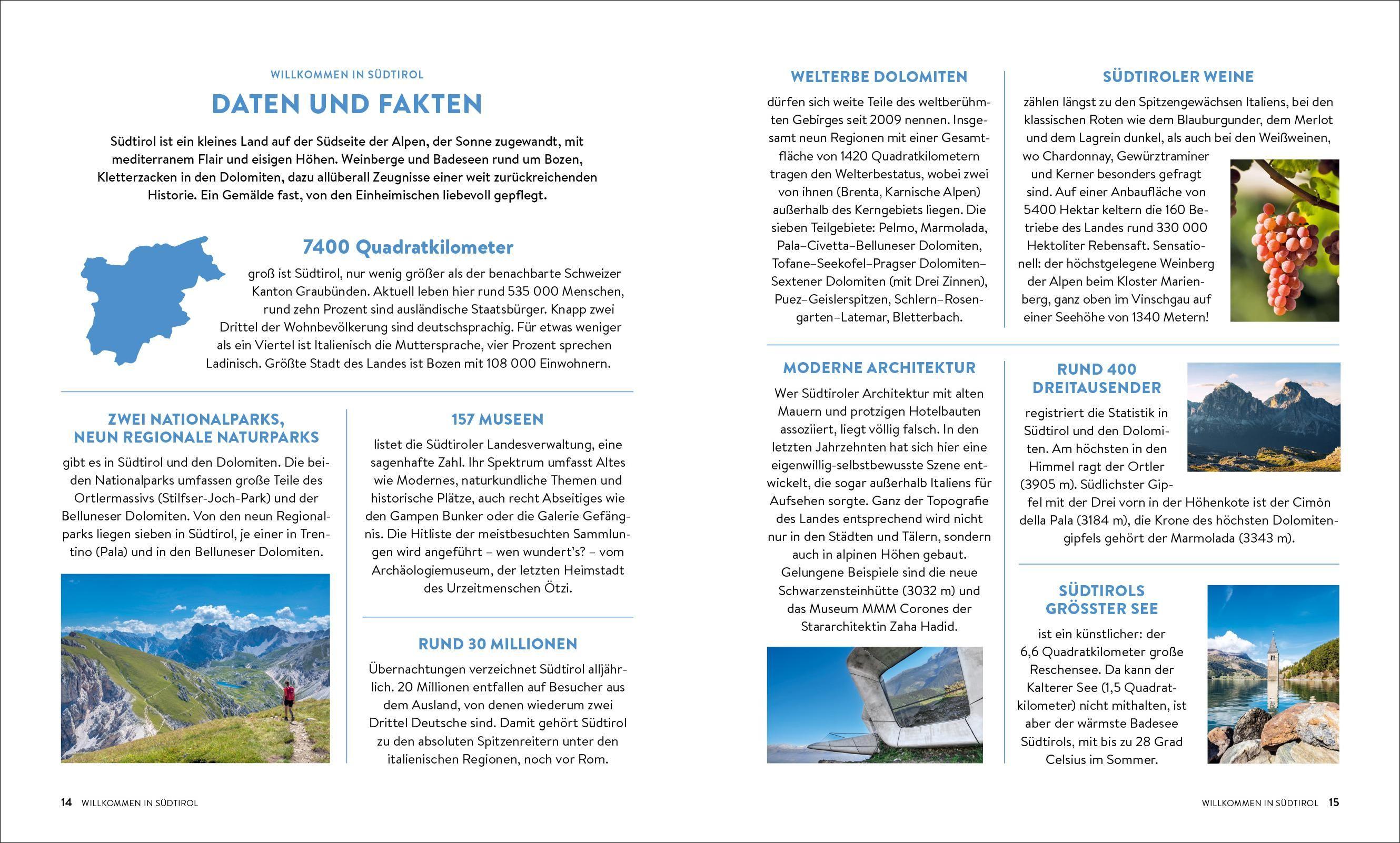 Beispielinhalt (Bild) Highlights Südtirol