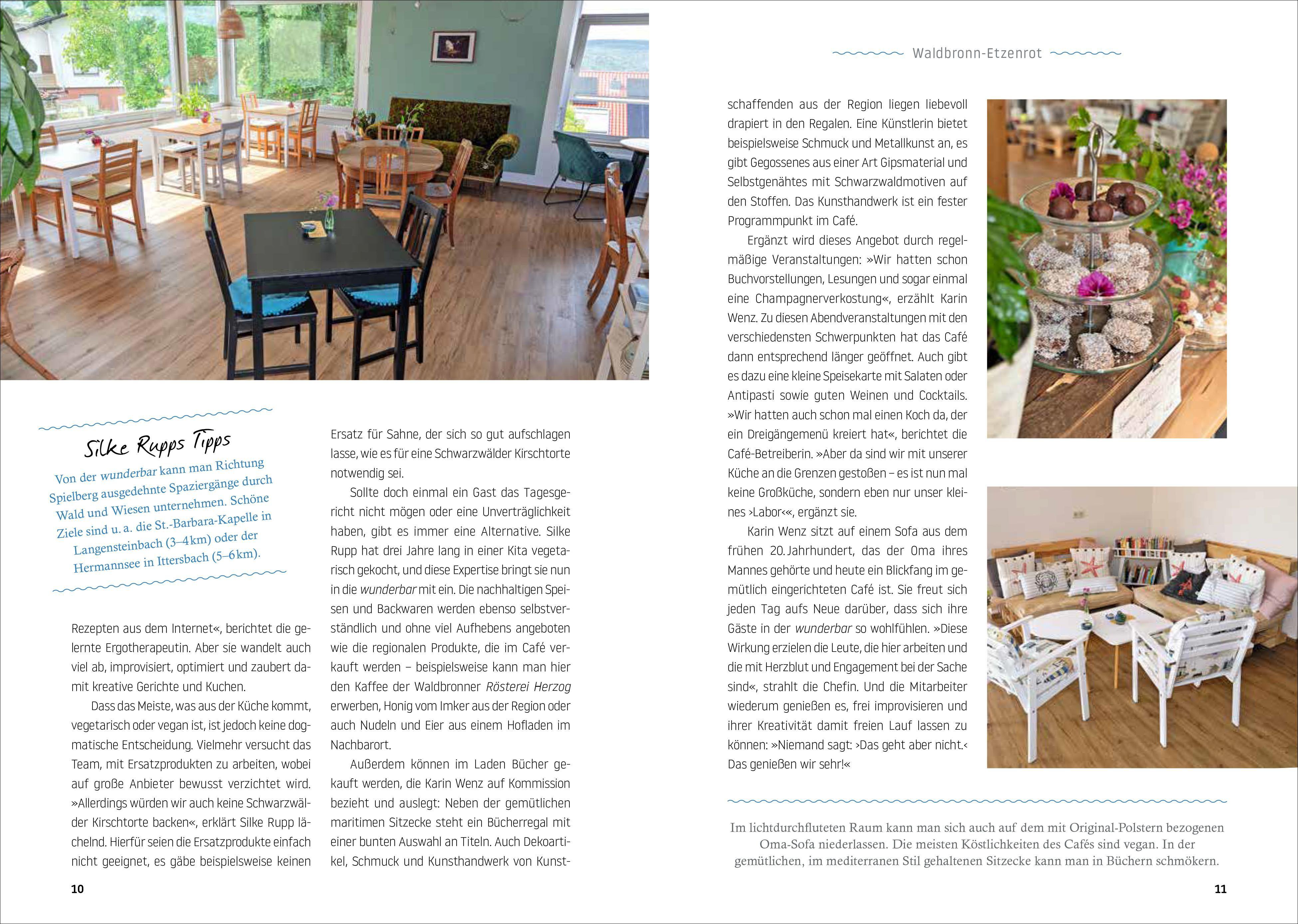 Beispielinhalt (Bild) Cafés und Ateliers Nördlicher Schwarzwald