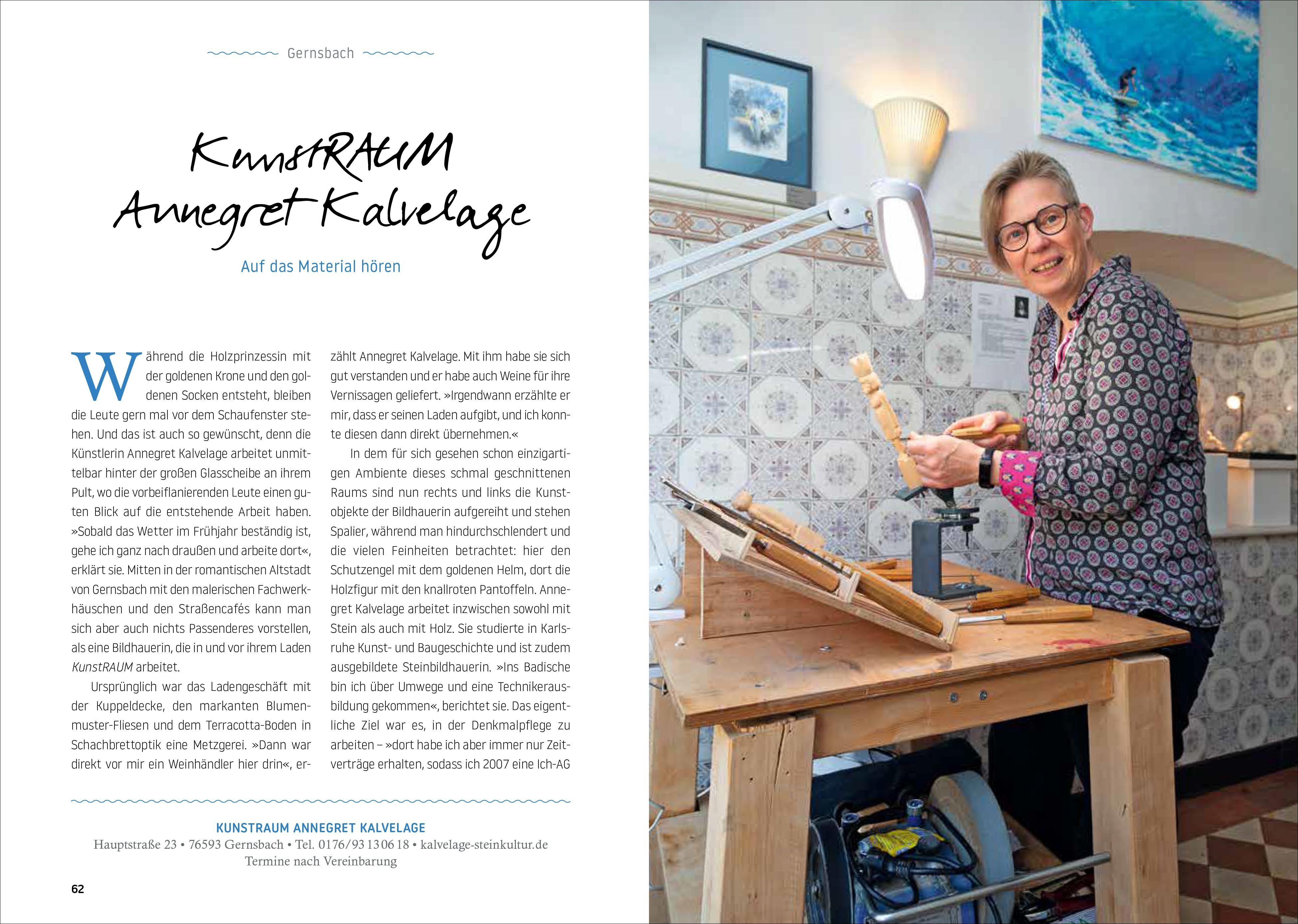 Beispielinhalt (Bild) Cafés und Ateliers Nördlicher Schwarzwald