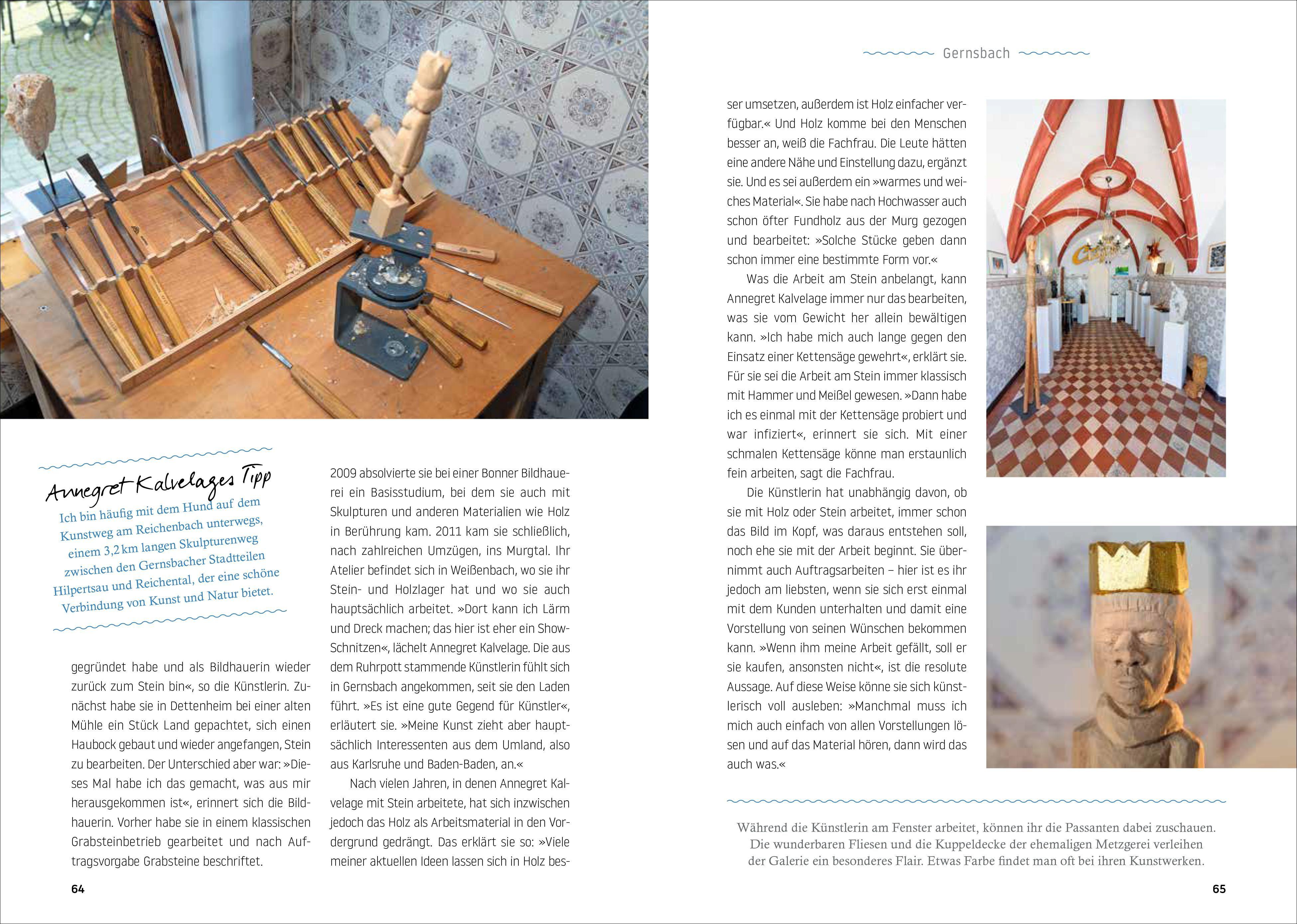 Beispielinhalt (Bild) Cafés und Ateliers Nördlicher Schwarzwald