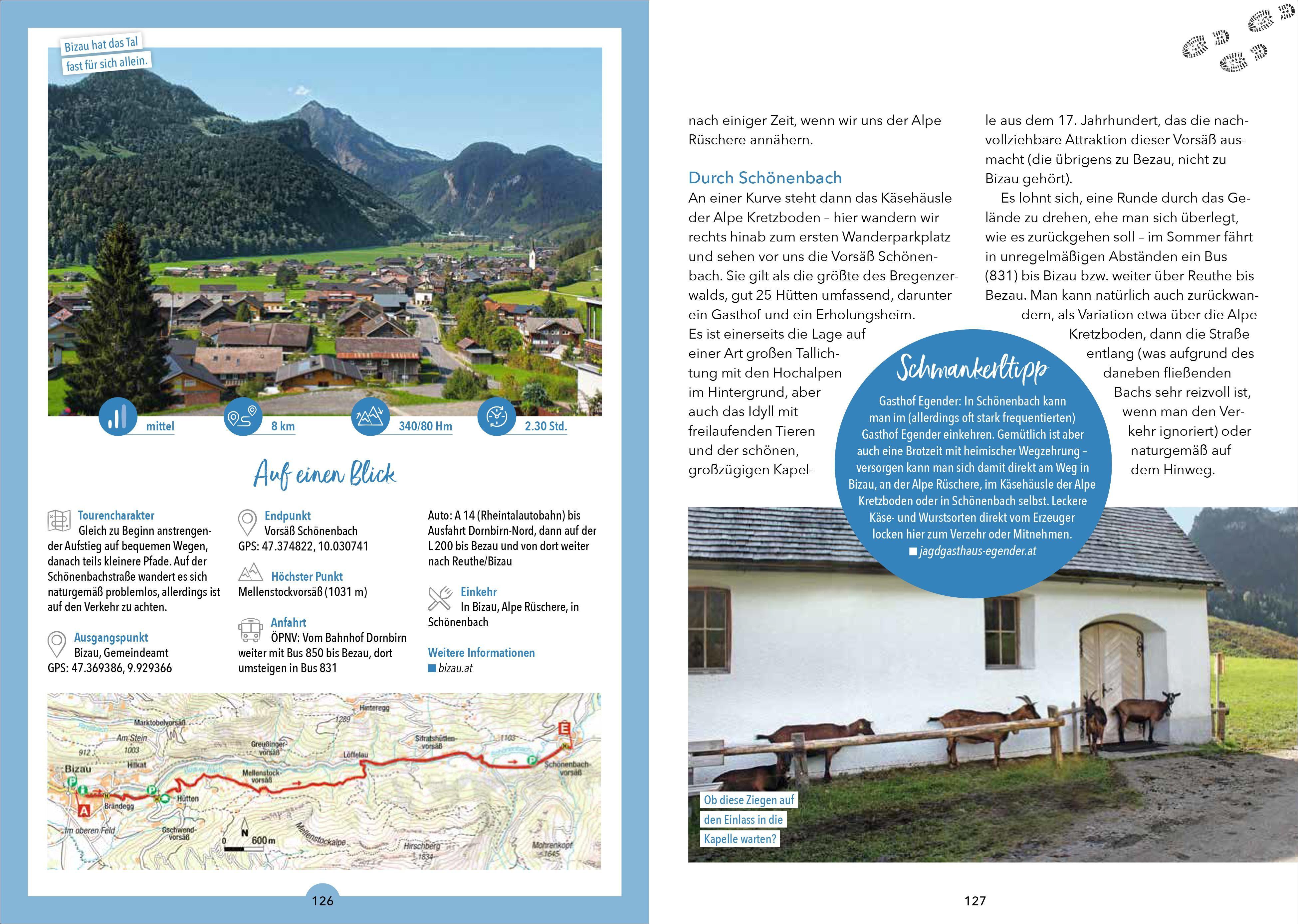 Beispielinhalt (Bild) Wanderungen für Senioren Bregenzerwald