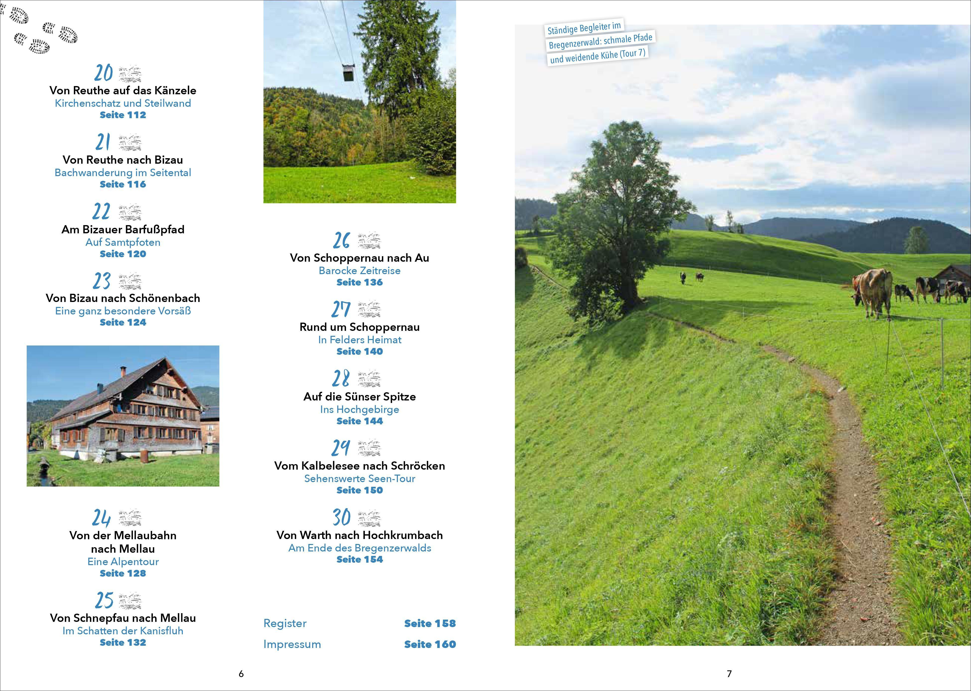 Beispielinhalt (Bild) Wanderungen für Senioren Bregenzerwald