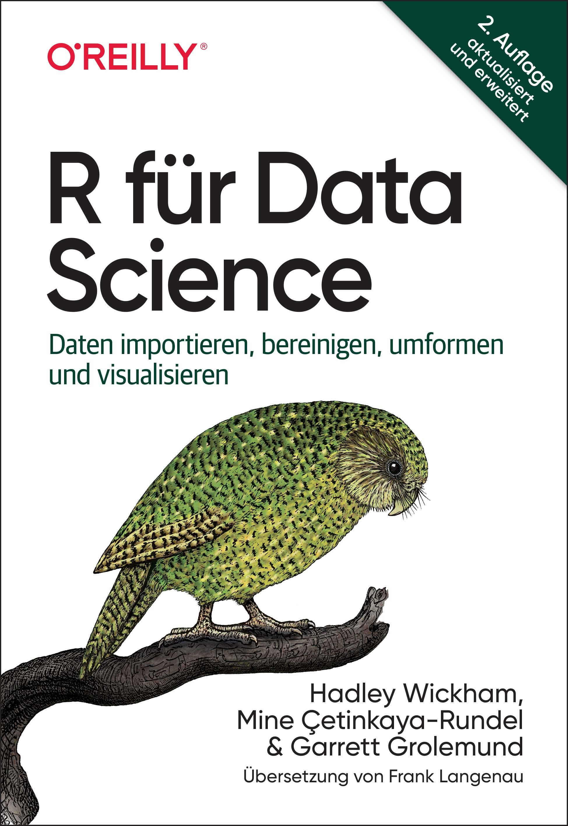 Vorderes Coverbild R für Data Science
