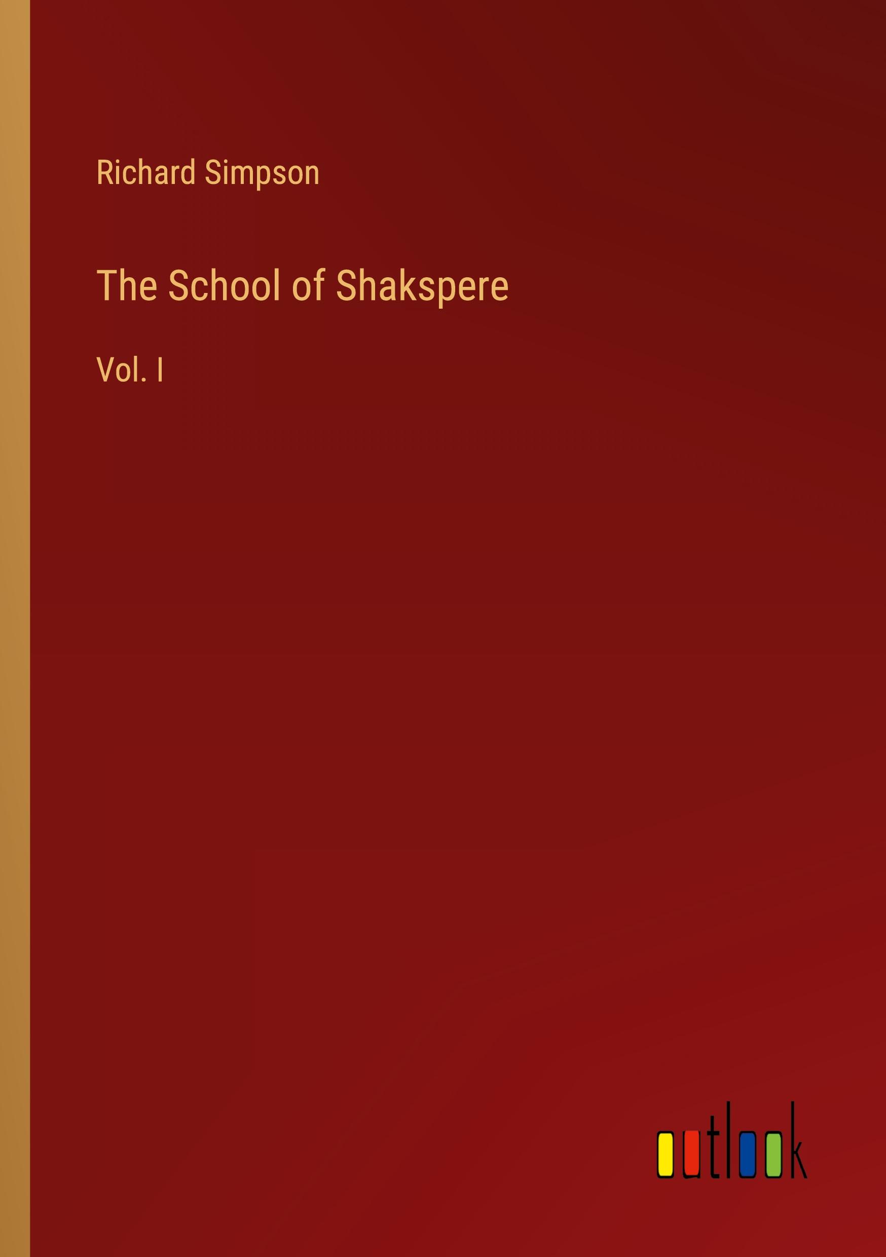Vorderes Coverbild The School of Shakspere