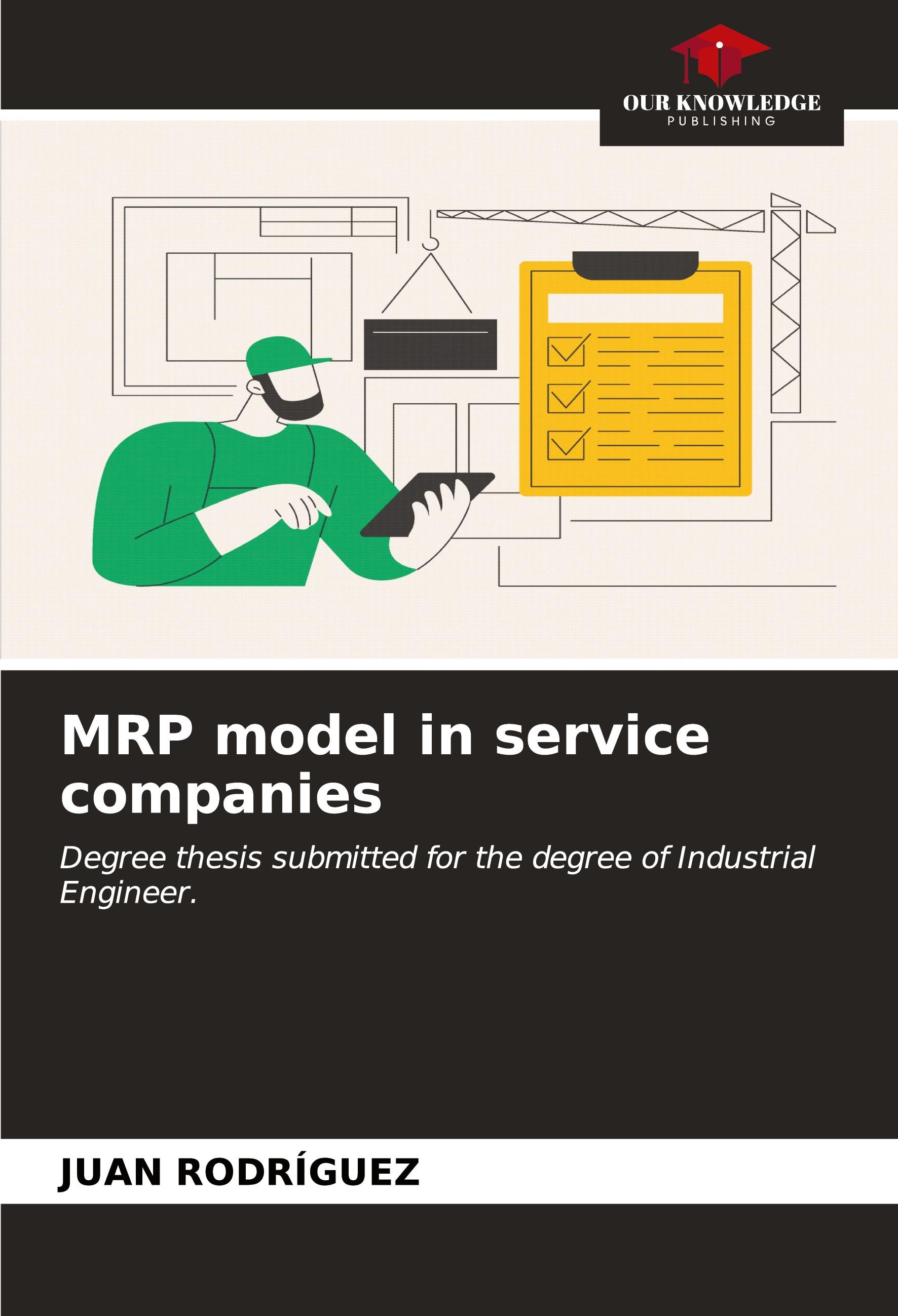 Vorderes Coverbild MRP model in service companies