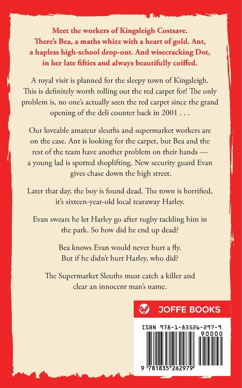 Rückseitencover THE MISSING RED CARPET MYSTERY an absolutely addictive cozy murder mystery