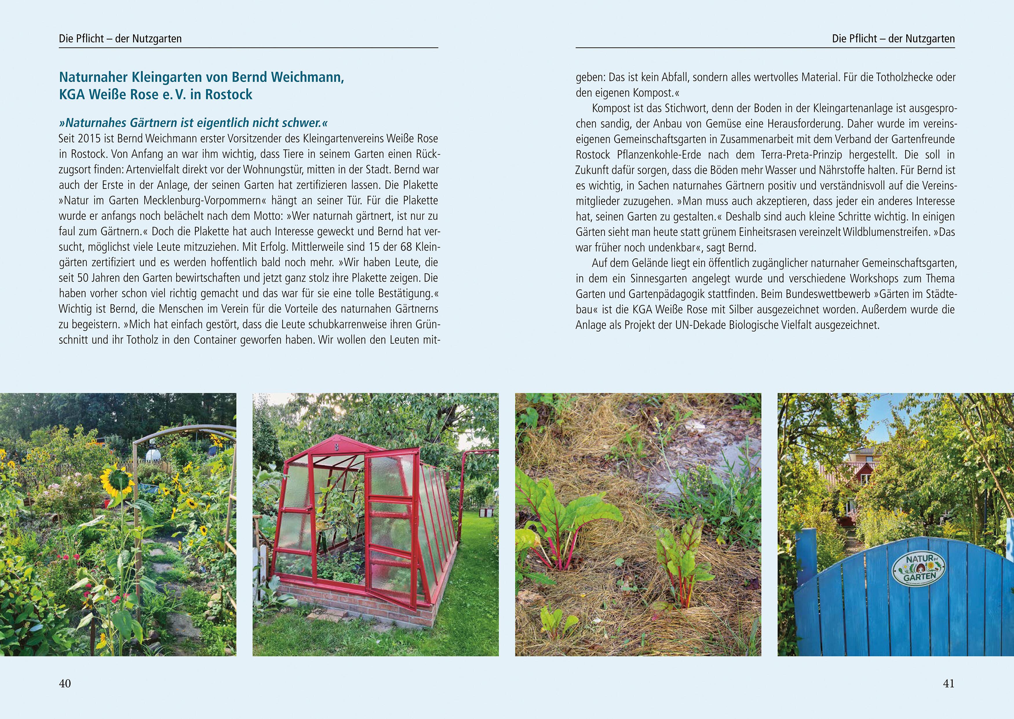 Beispielinhalt (Bild) Unser naturnaher Kleingarten