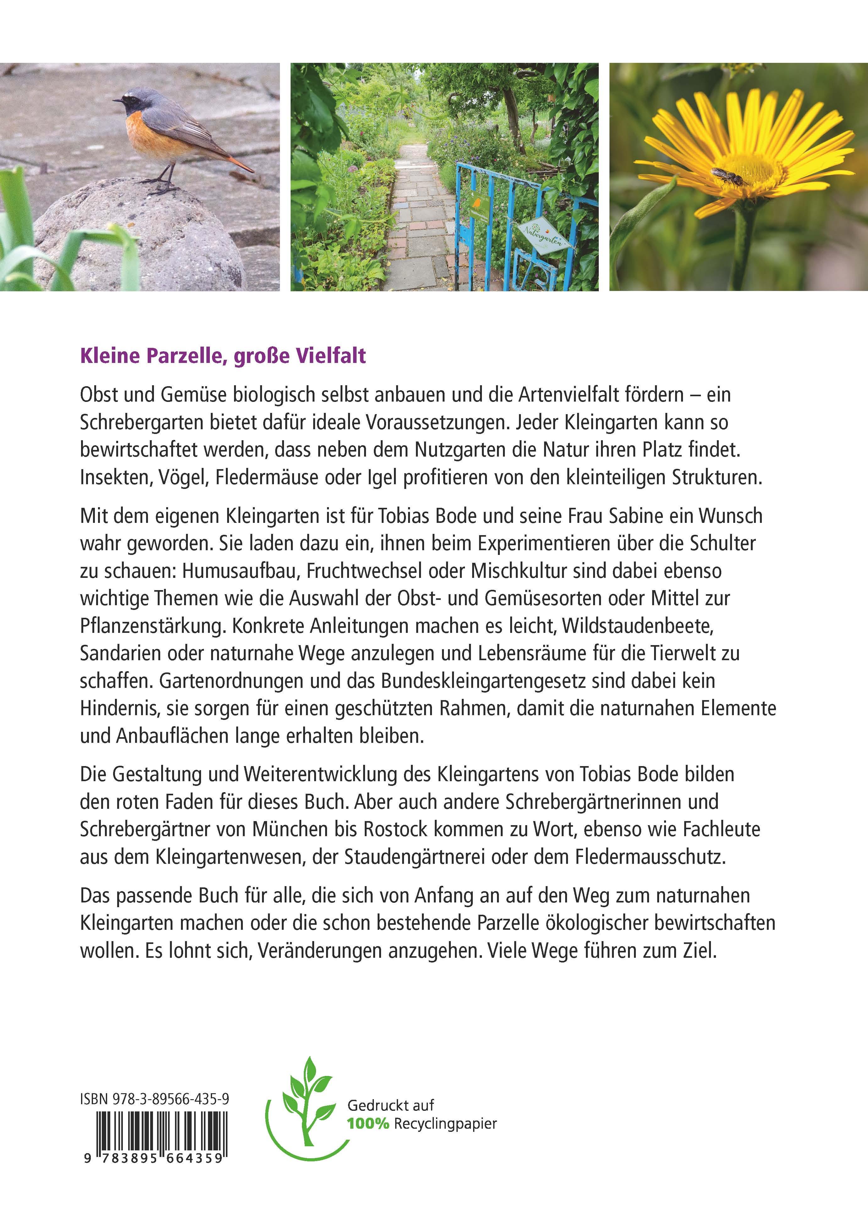 Rückseitencover Unser naturnaher Kleingarten