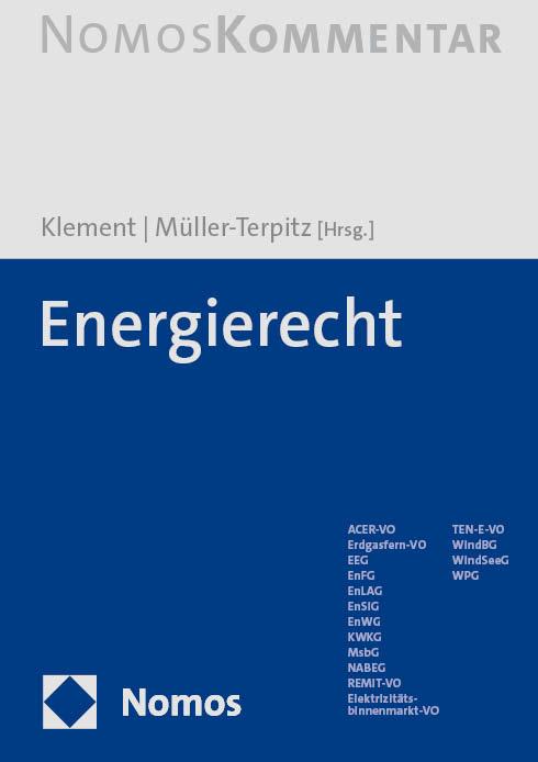 Vorderes Coverbild Energierecht