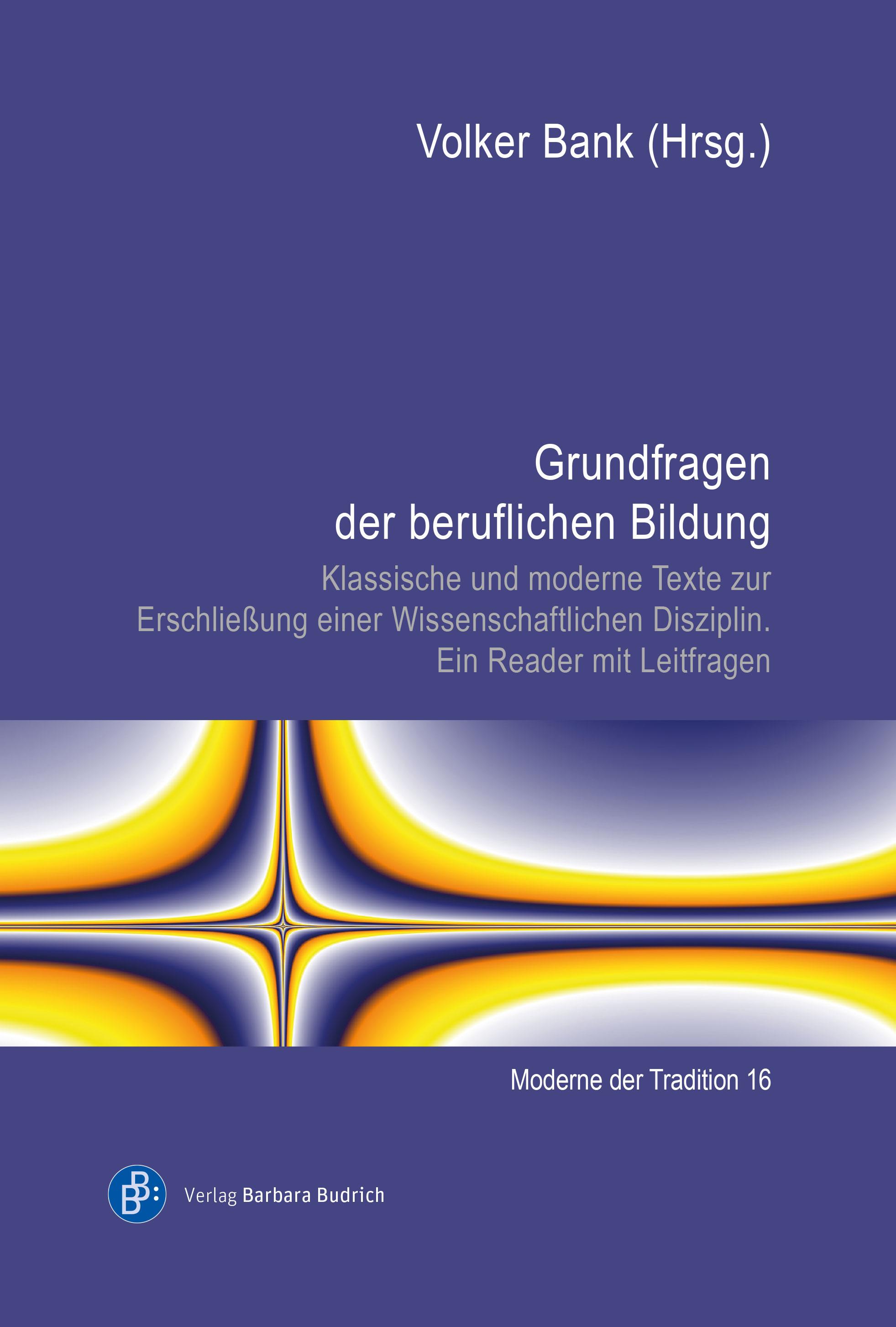 Vorderes Coverbild Grundfragen der beruflichen Bildung