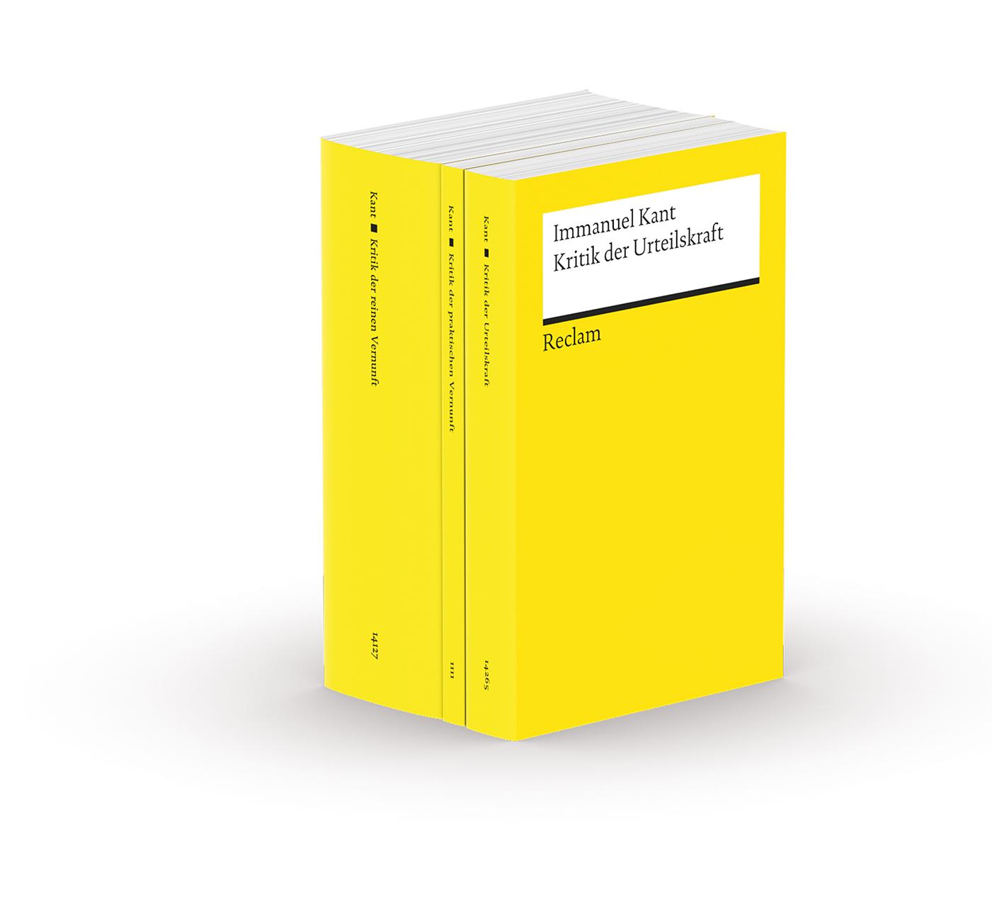 Vorderes Coverbild Die drei Kritiken: Kritik der praktischen Vernunft - Kritik der reinen Vernunft - Kritik der Urteilskraft