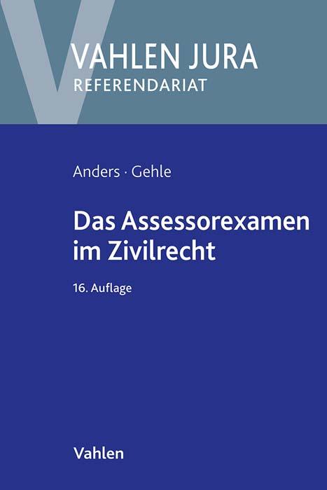 Vorderes Coverbild Das Assessorexamen im Zivilrecht