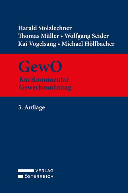 Vorderes Coverbild GewO - Kurzkommentar Gewerbeordnung