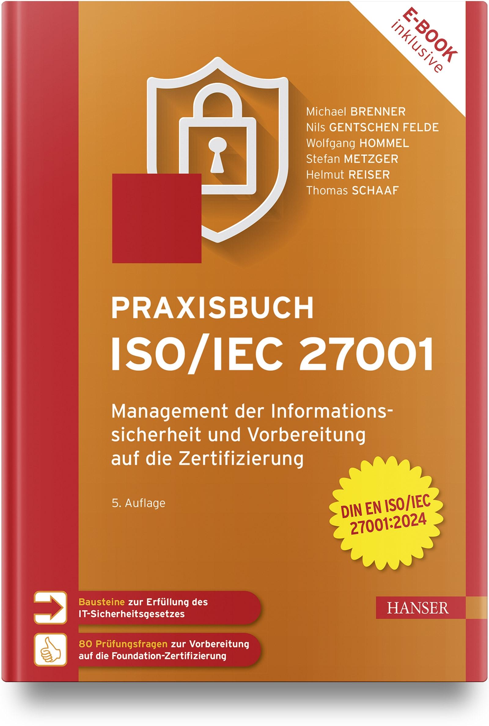 Vorderes Coverbild Praxisbuch ISO/IEC 27001