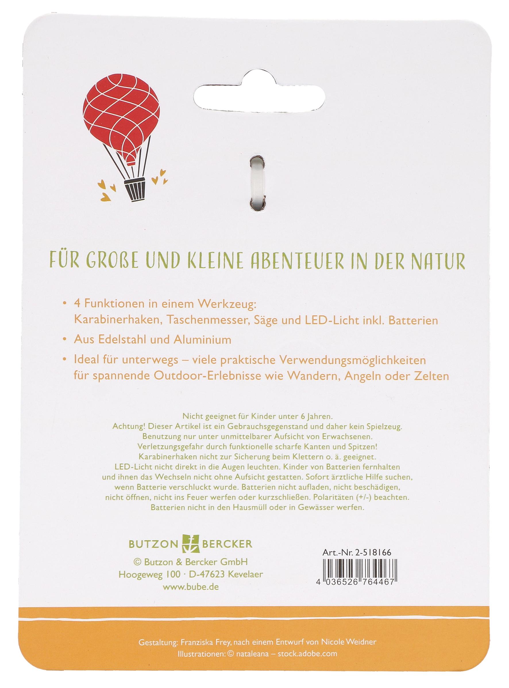 Rückseitencover Gottes bunte Welt entdecken. Multifunktions-Karabiner