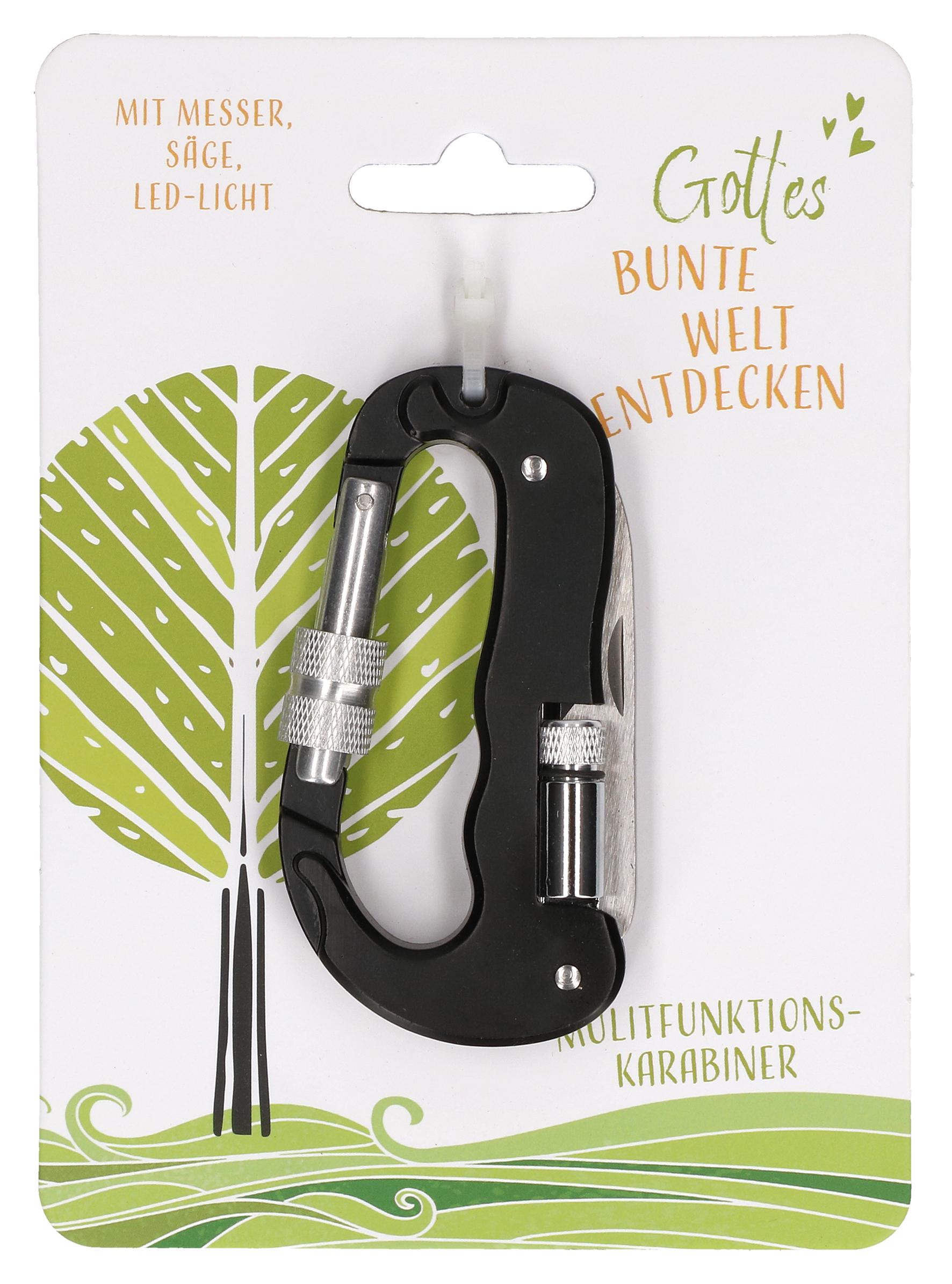 Vorderes Coverbild Gottes bunte Welt entdecken. Multifunktions-Karabiner