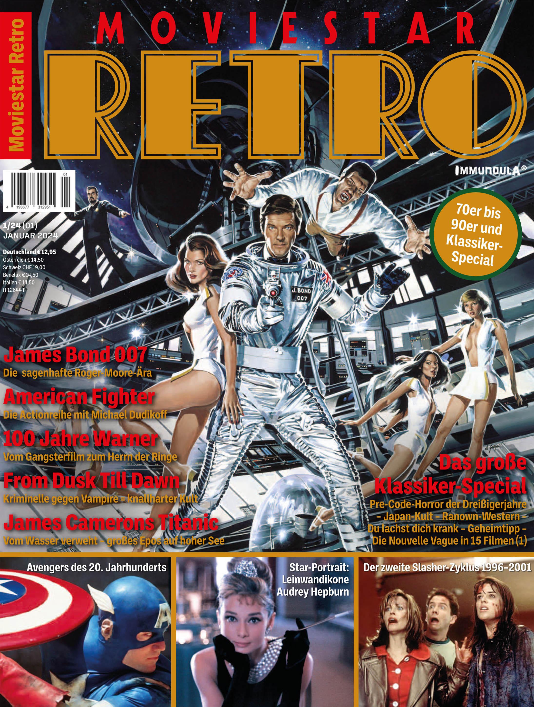 Vorderes Coverbild MOVIESTAR RETRO Ausgabe Januar 2024 (001)