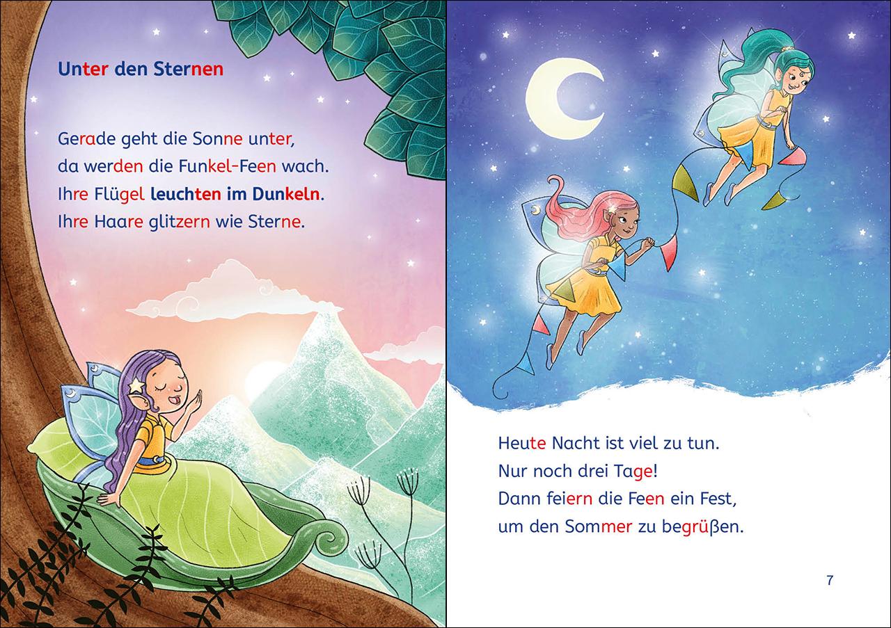 Beispielinhalt (Bild) Leselöwen 1. Klasse - Das Geheimnis des Feenstaubs