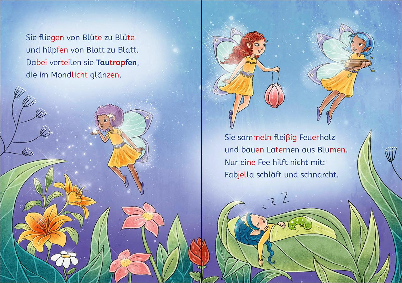 Beispielinhalt (Bild) Leselöwen 1. Klasse - Das Geheimnis des Feenstaubs