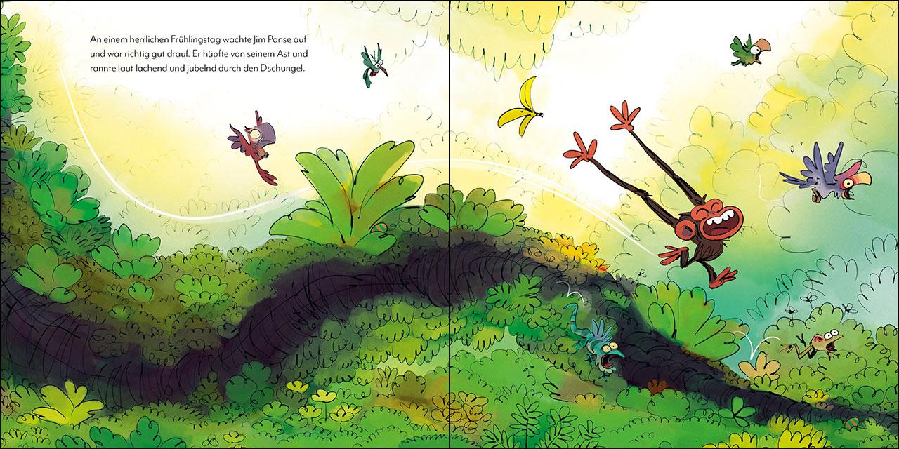 Beispielinhalt (Bild) Jim ist gut drauf