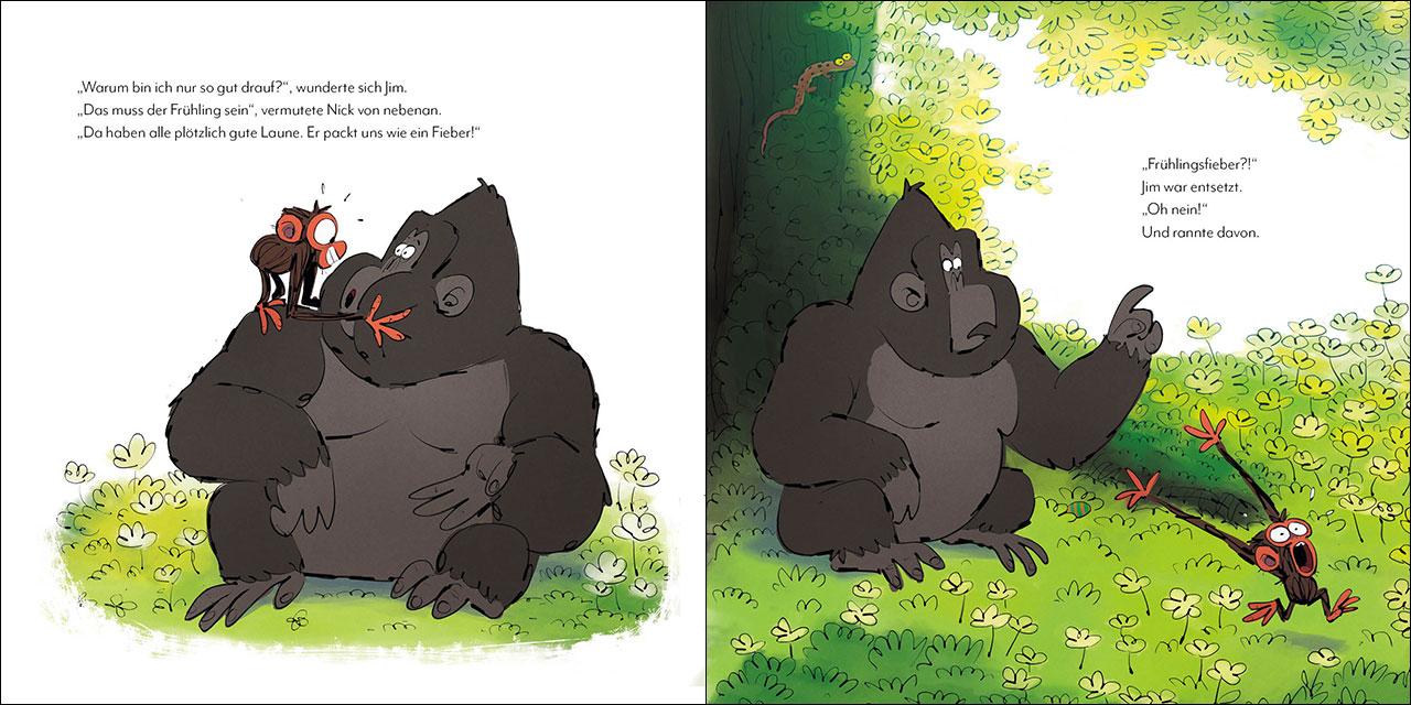 Beispielinhalt (Bild) Jim ist gut drauf