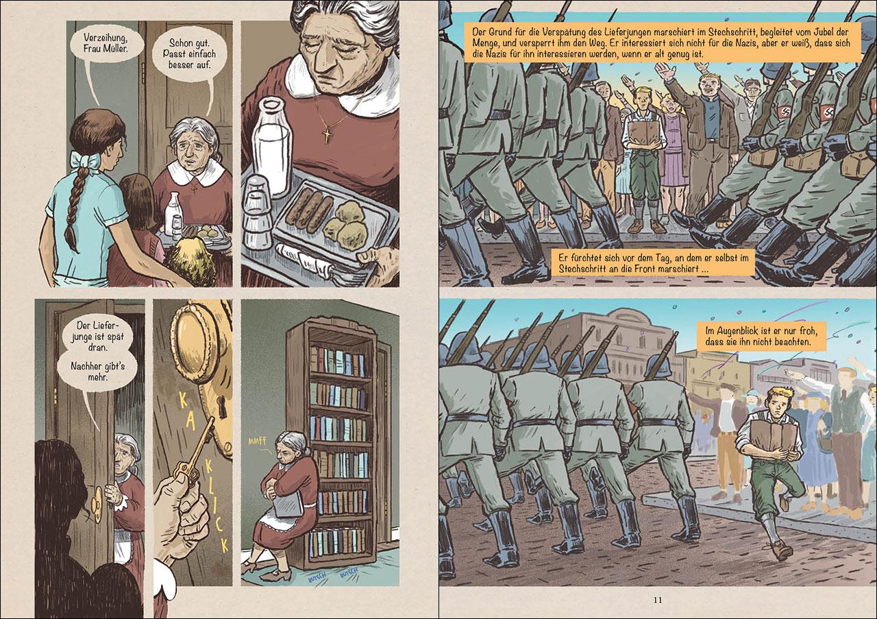 Beispielinhalt (Bild) Fenster in der Nacht