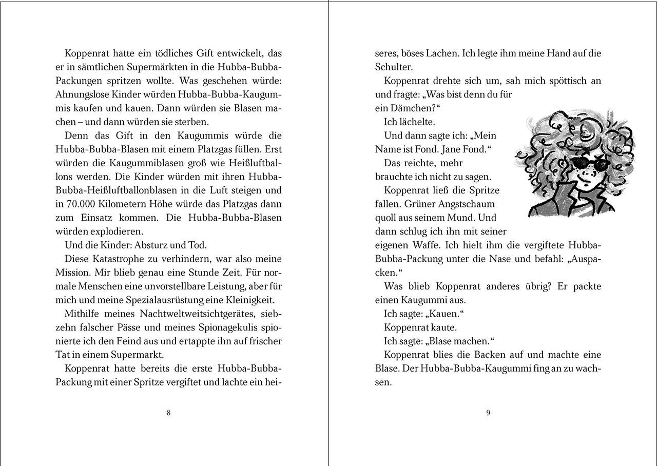 Beispielinhalt (Bild) Lola in geheimer Mission (Band 3)