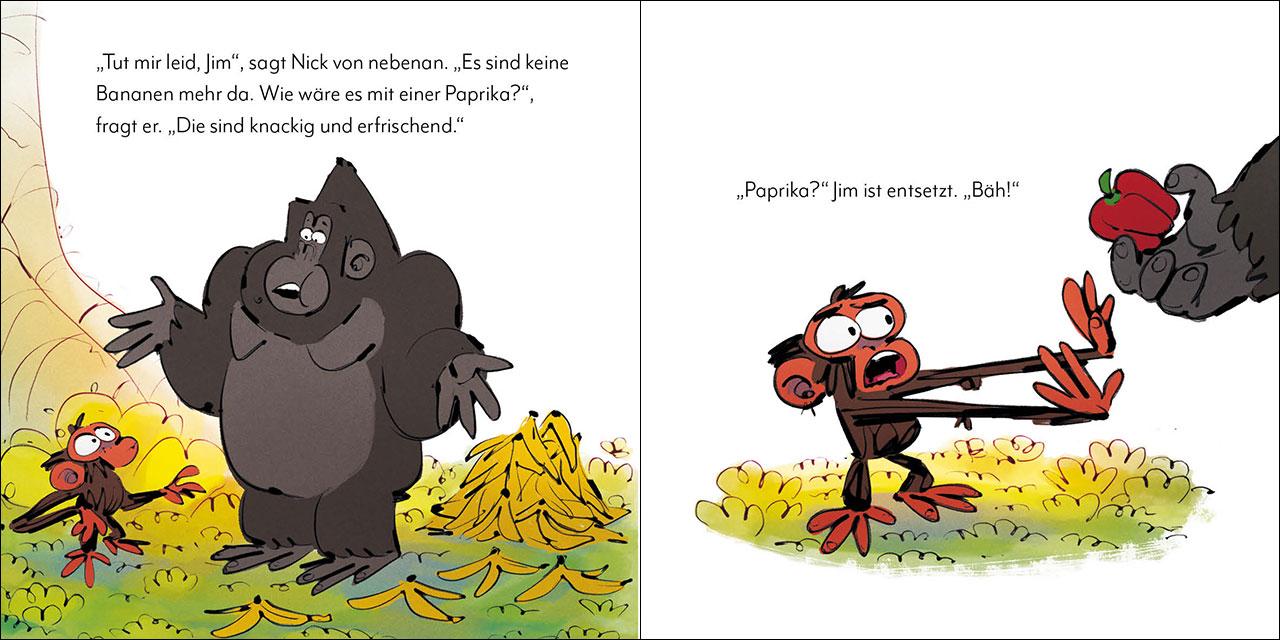 Beispielinhalt (Bild) Jim macht BÄH!