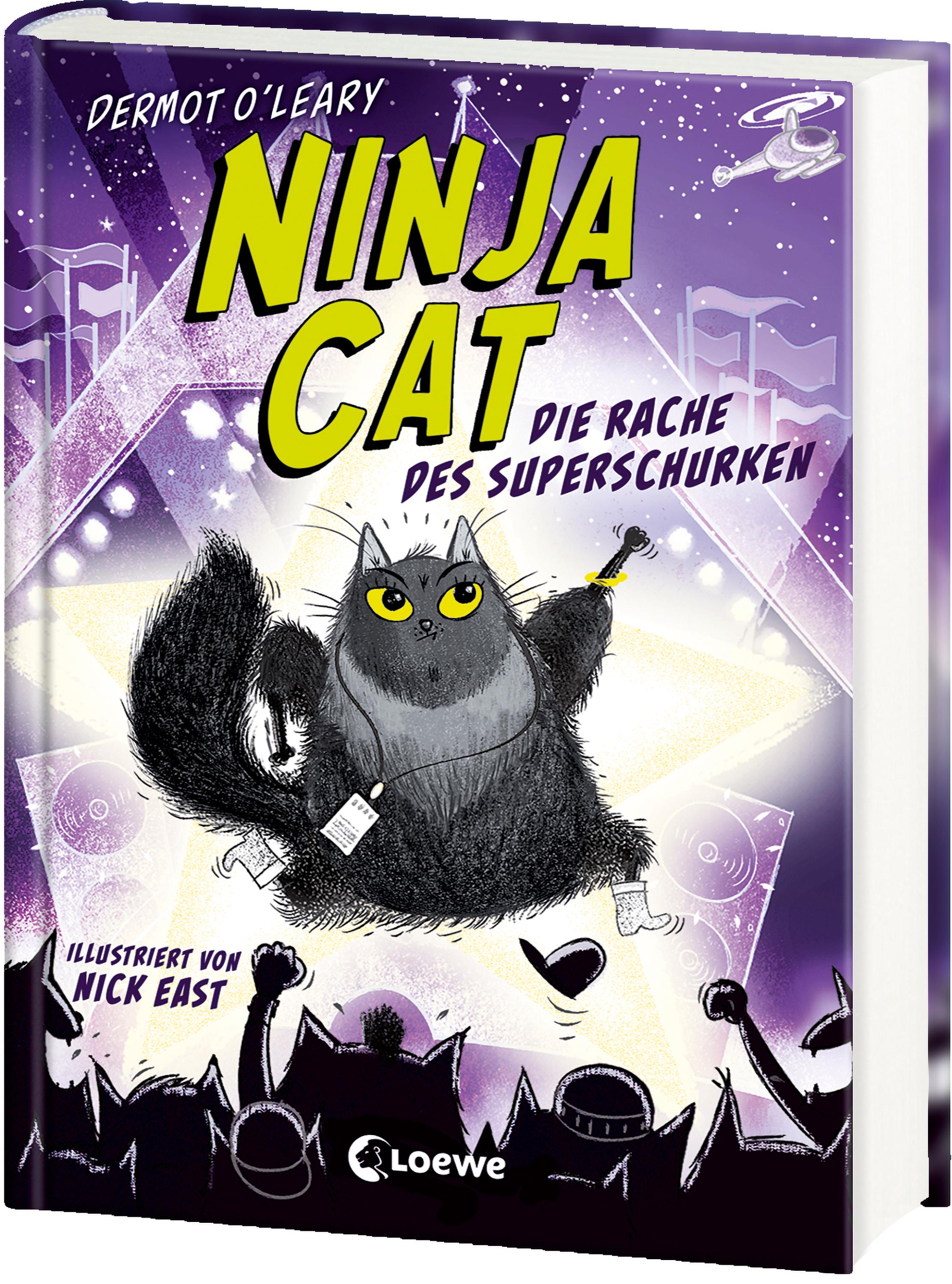 Vorderes Coverbild Ninja Cat (Band 3) - Die Rache des Superschurken