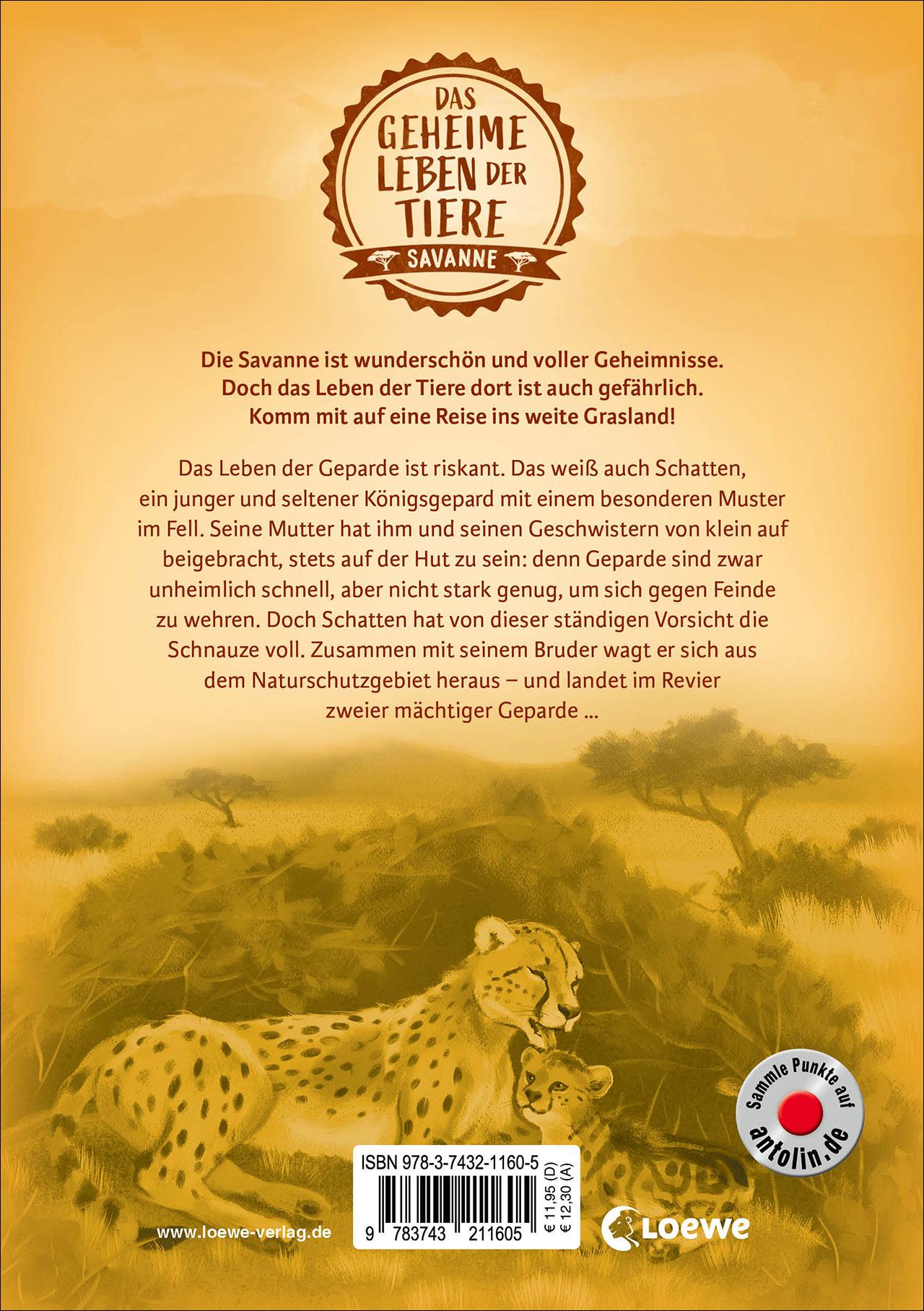 Rückseitencover Das geheime Leben der Tiere (Savanne) - Im Reich der Geparde