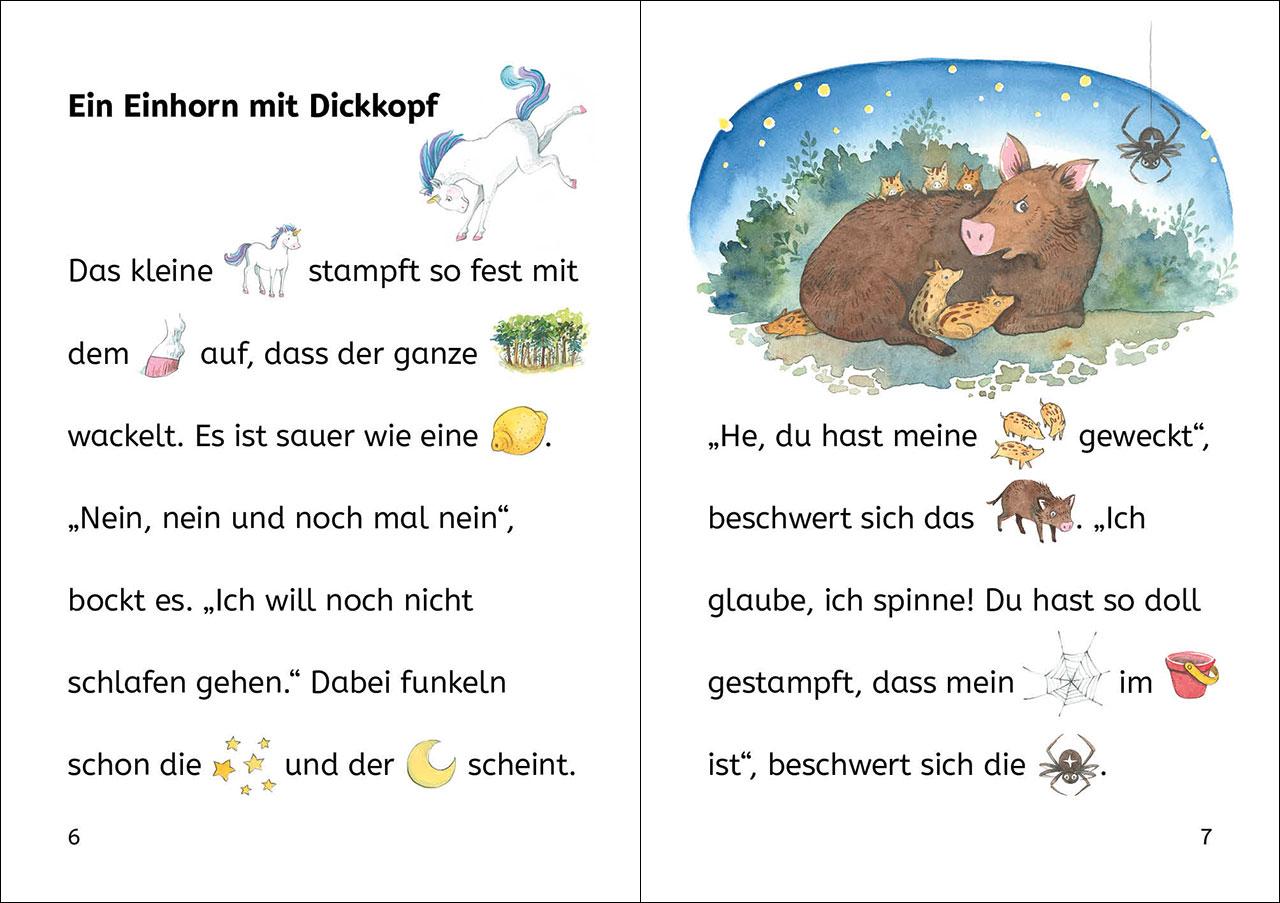 Beispielinhalt (Bild) Bildermaus - Magische Einhorngeschichten