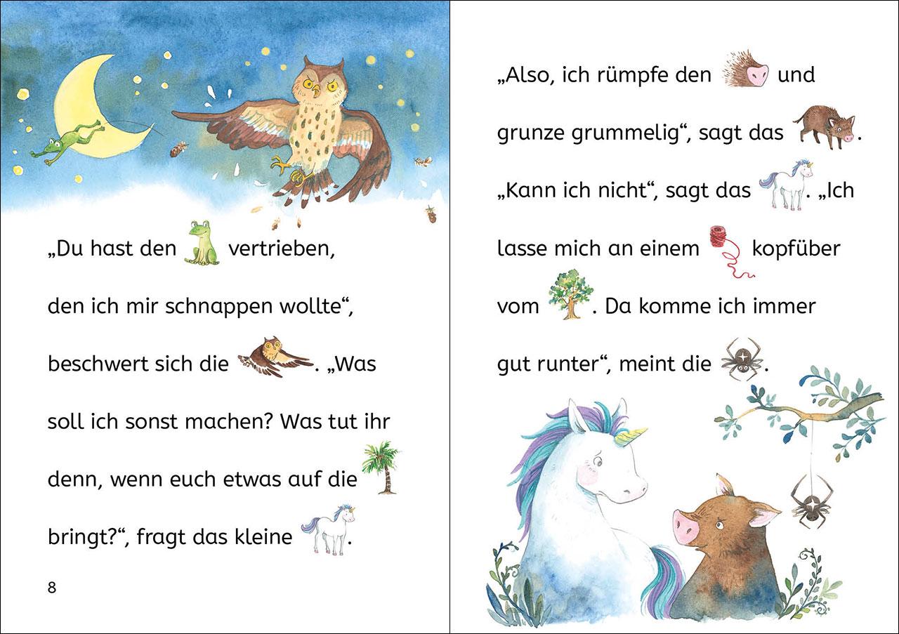 Beispielinhalt (Bild) Bildermaus - Magische Einhorngeschichten
