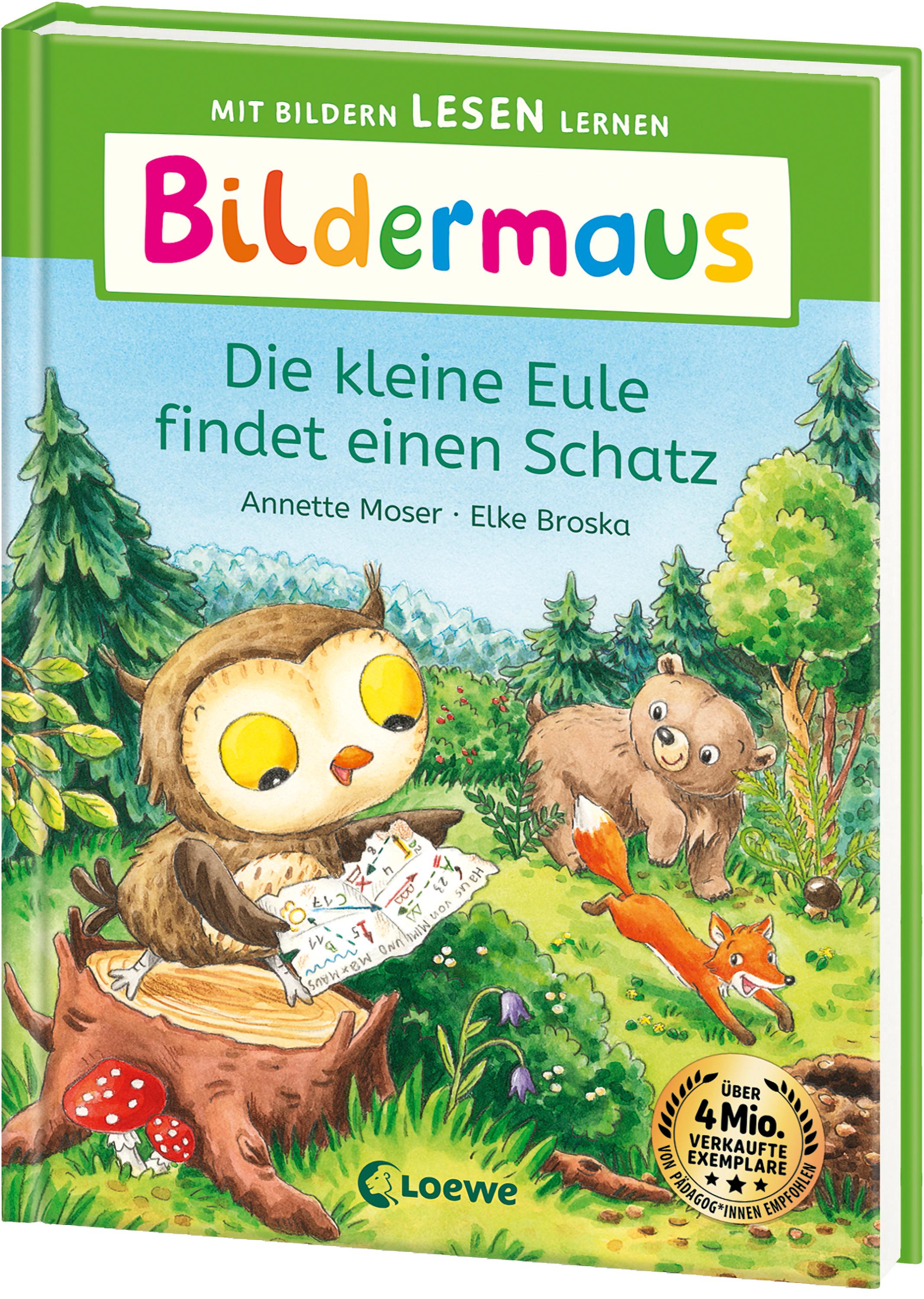Vorderes Coverbild Bildermaus - Die kleine Eule findet einen Schatz