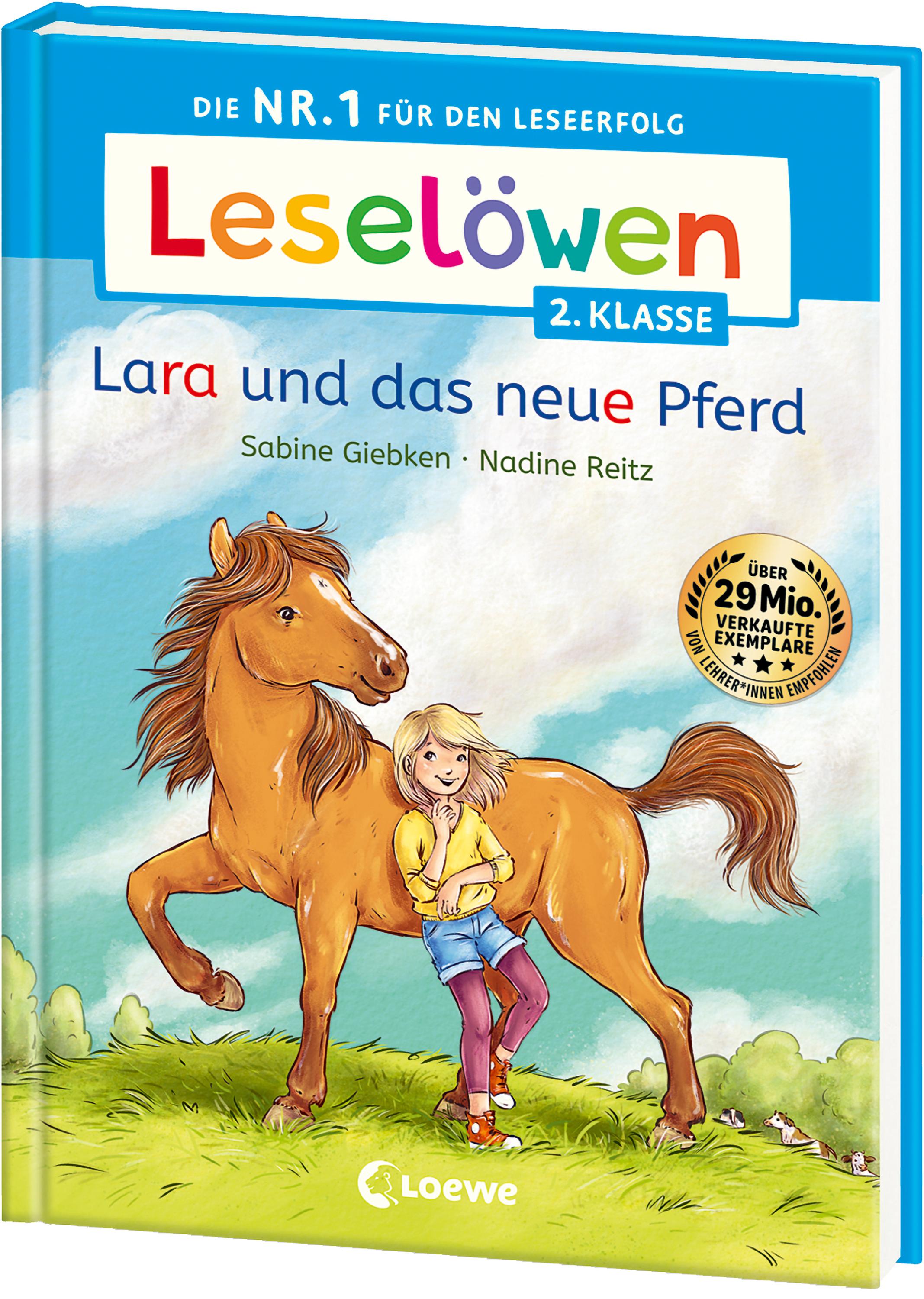 Vorderes Coverbild Leselöwen 2. Klasse - Lara und das neue Pferd